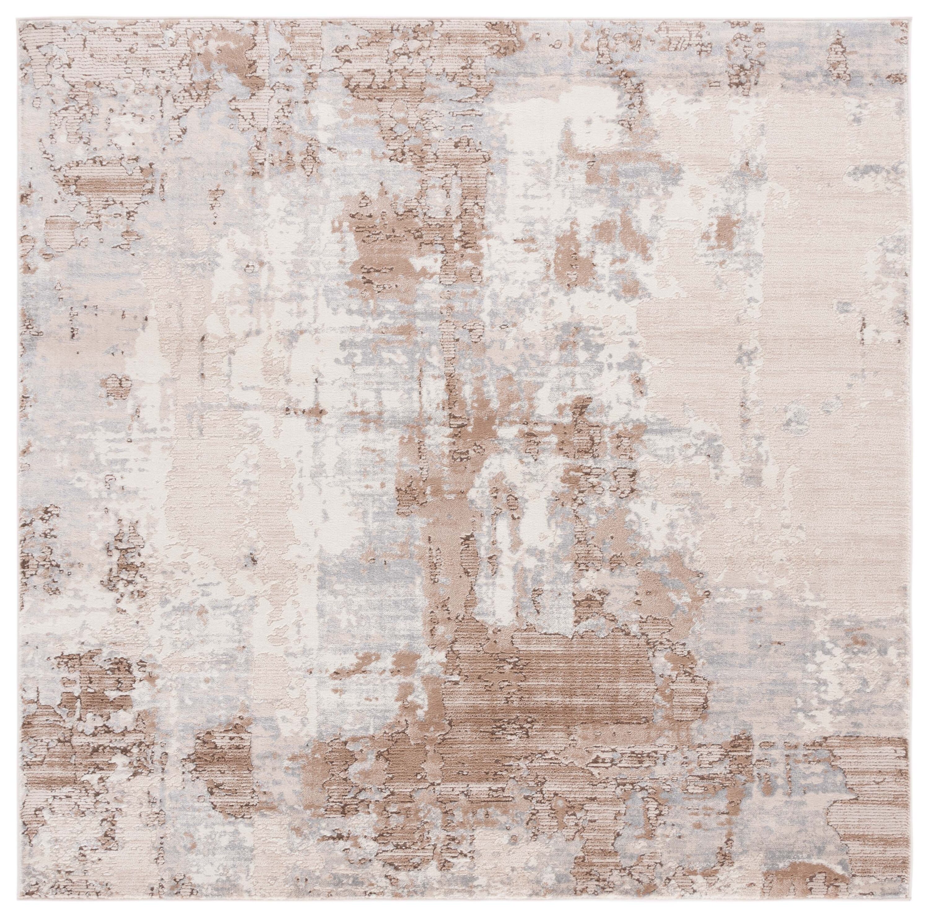 Whisper 820B Beige/Light Grey 7 X 7 Area Rug