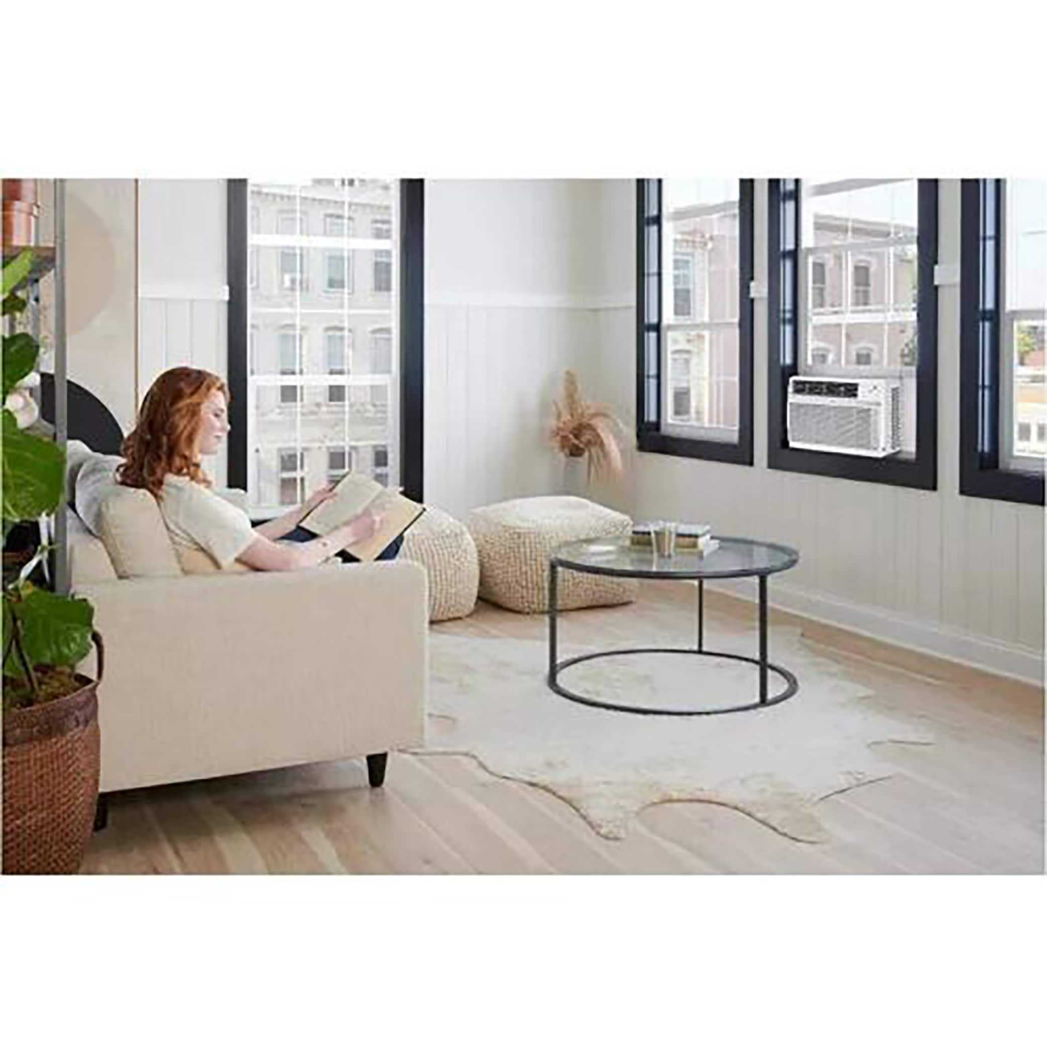 LG 12,000 BTU White Window Air Conditioner with Remote