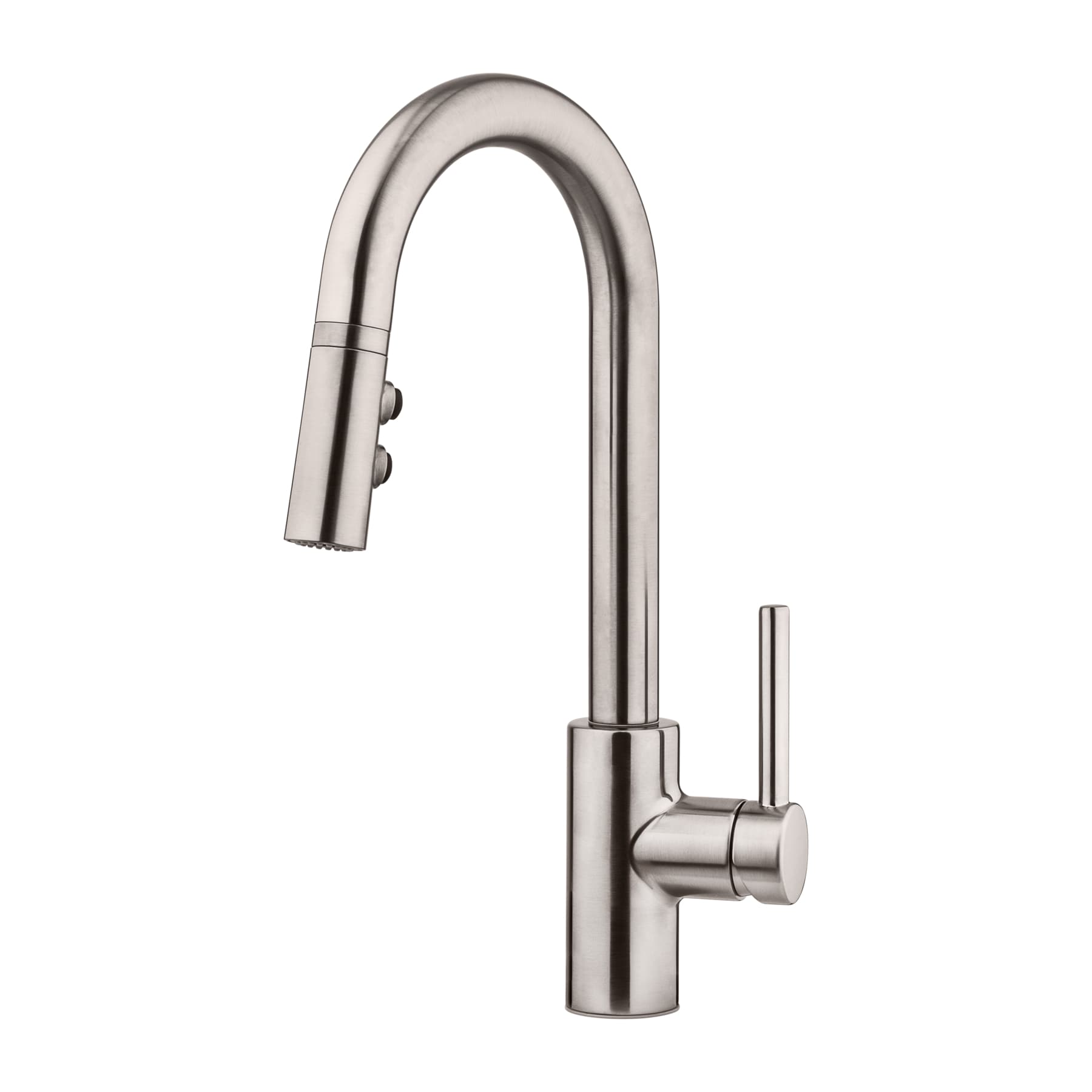 Pfister LG572-SAS Stellen Stainless steel Single Handle Deck-mount Pull-down Kitchen Faucet with Sprayer ( Deck Plate Included )