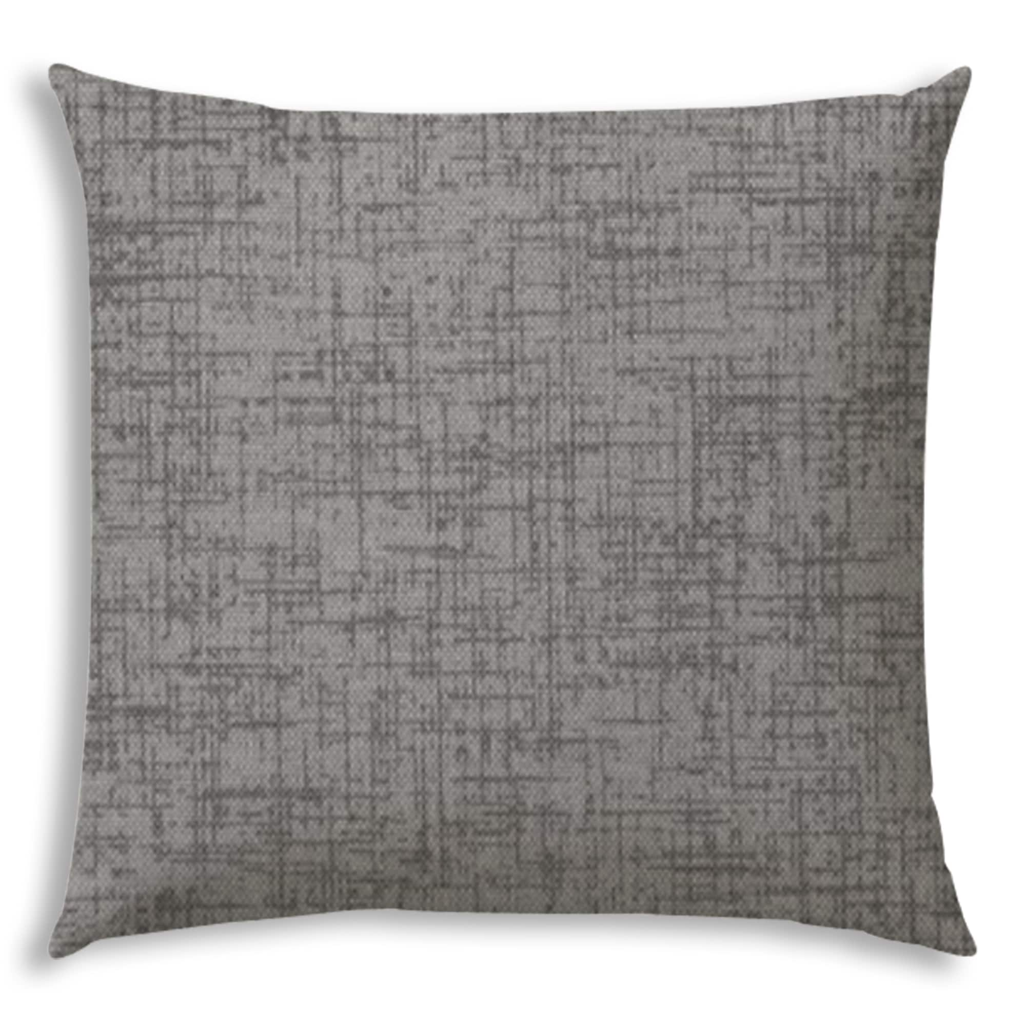 17-in x 17-in Light Gray, Dark Gray Indoor Decorative Pillow | - Joita JOIC4328190A