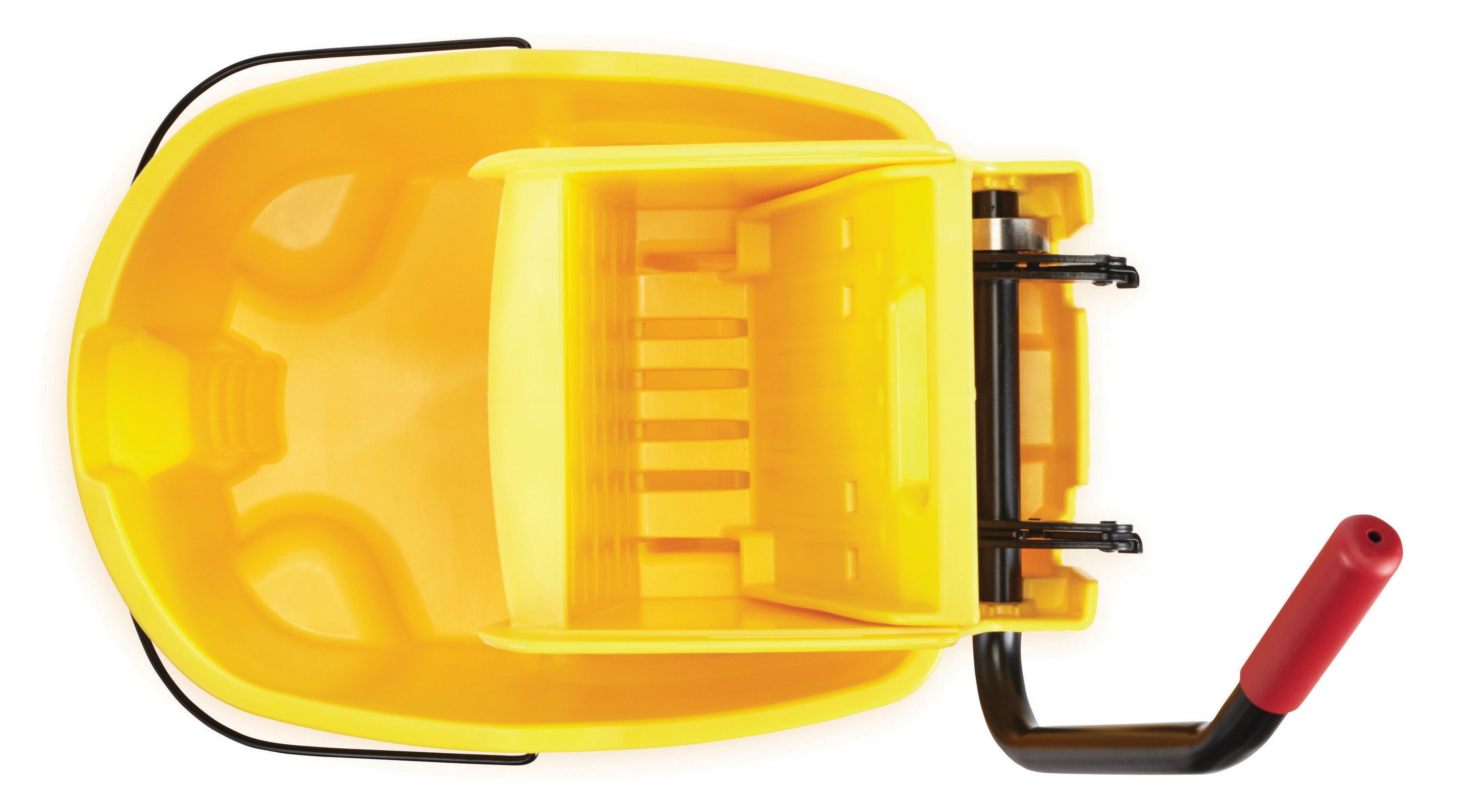 Tandem 31-Quart Bucket/Wringer Combo Yellow Rubbermaid Commercial