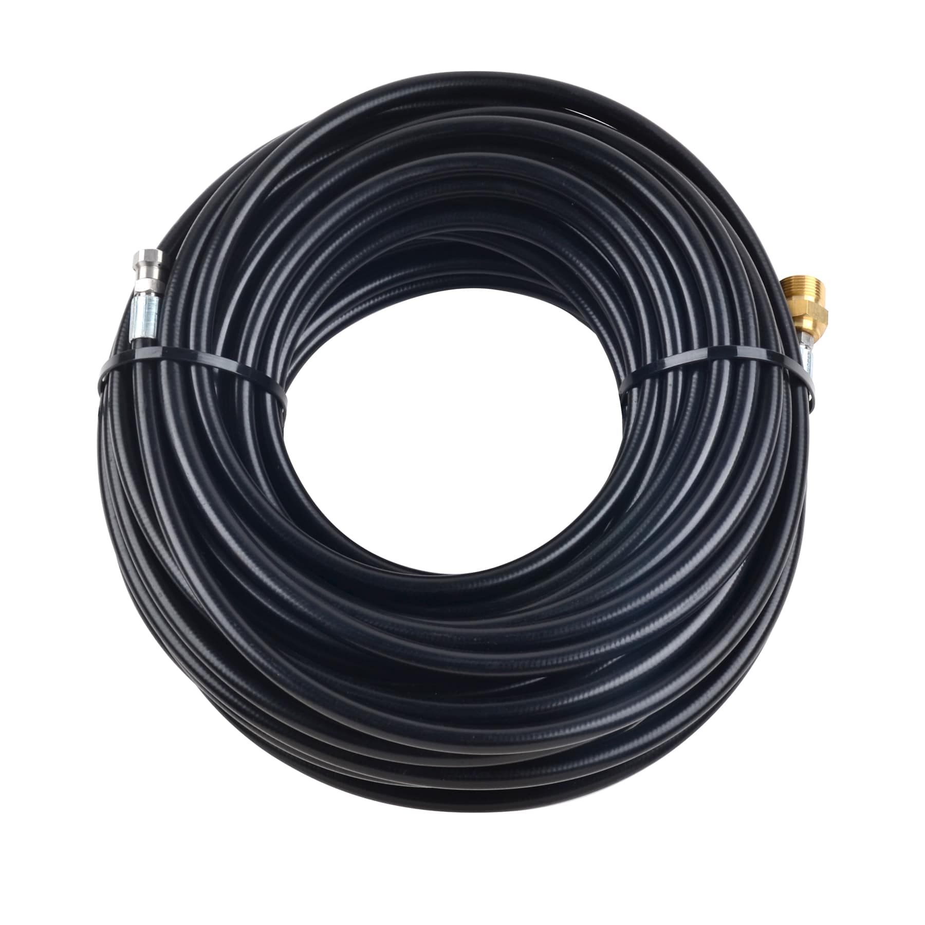 100 Ft. Sewer Jetter Drain Cleaner for High Flow Pressure Washers