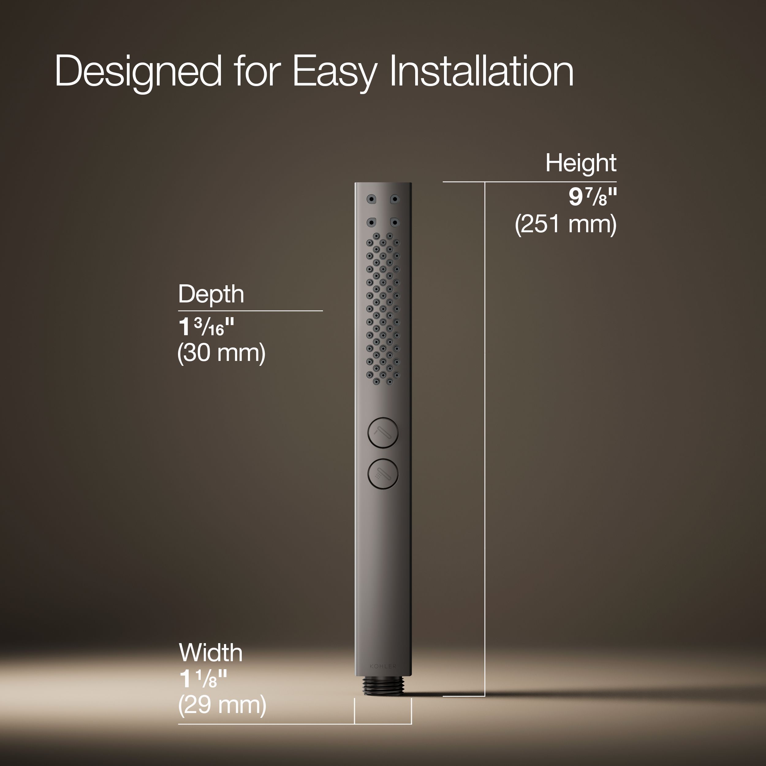 KOHLER K-21336-TT Fixed-Showerhead - View #3