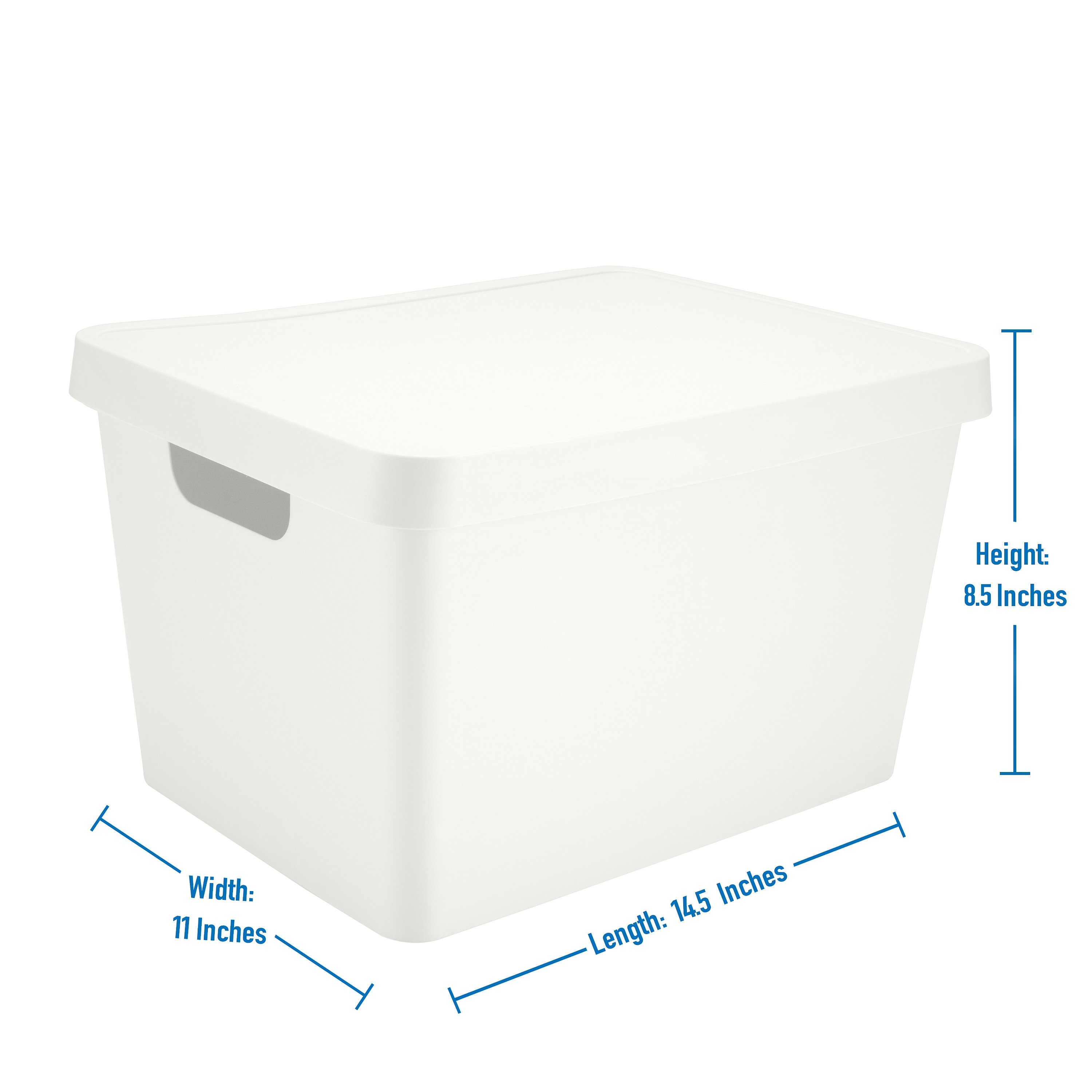 Simplify 25925-WHITE Bins-Baskets - View #4