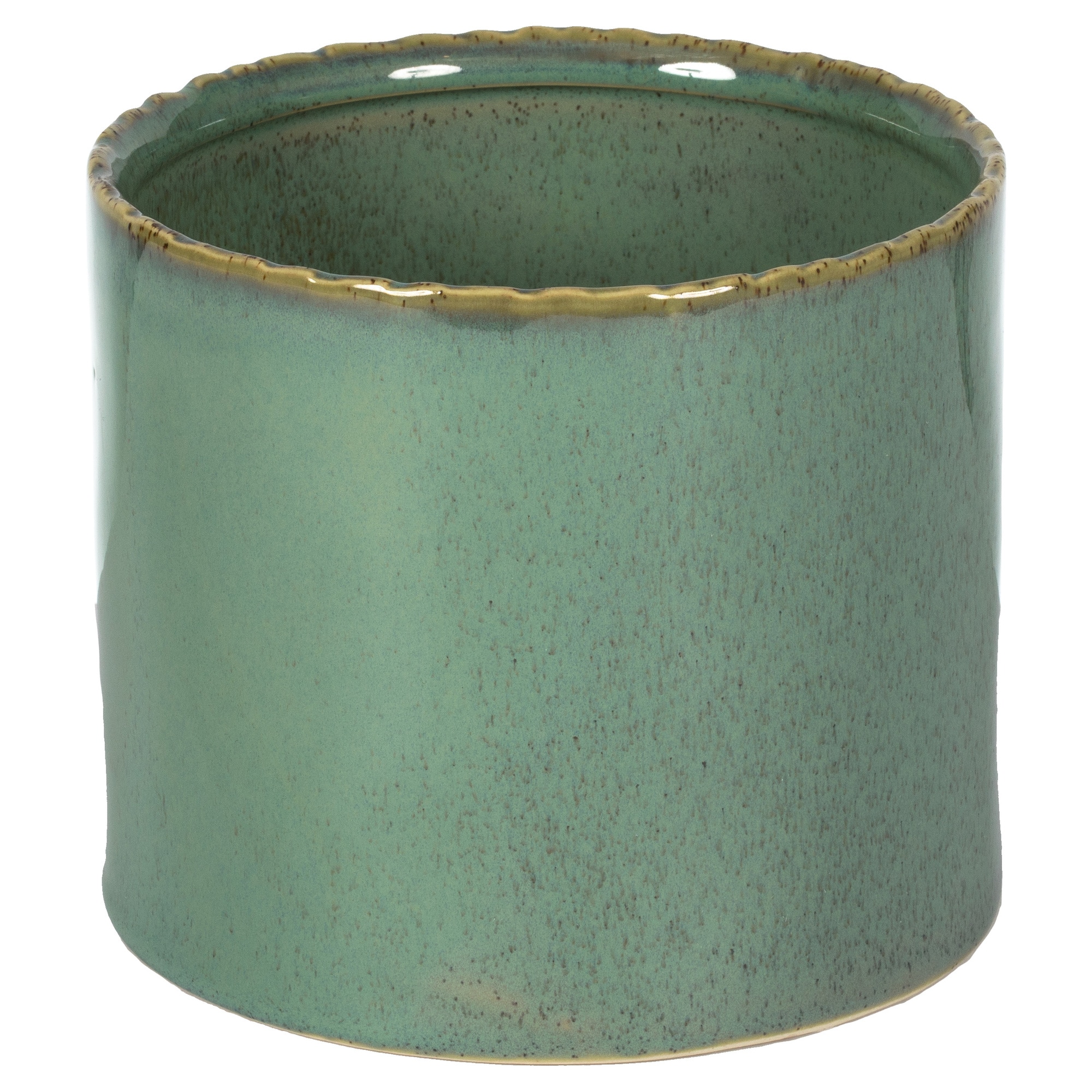 Vickerman FQ199004 Green Ceramic Casual Vase
