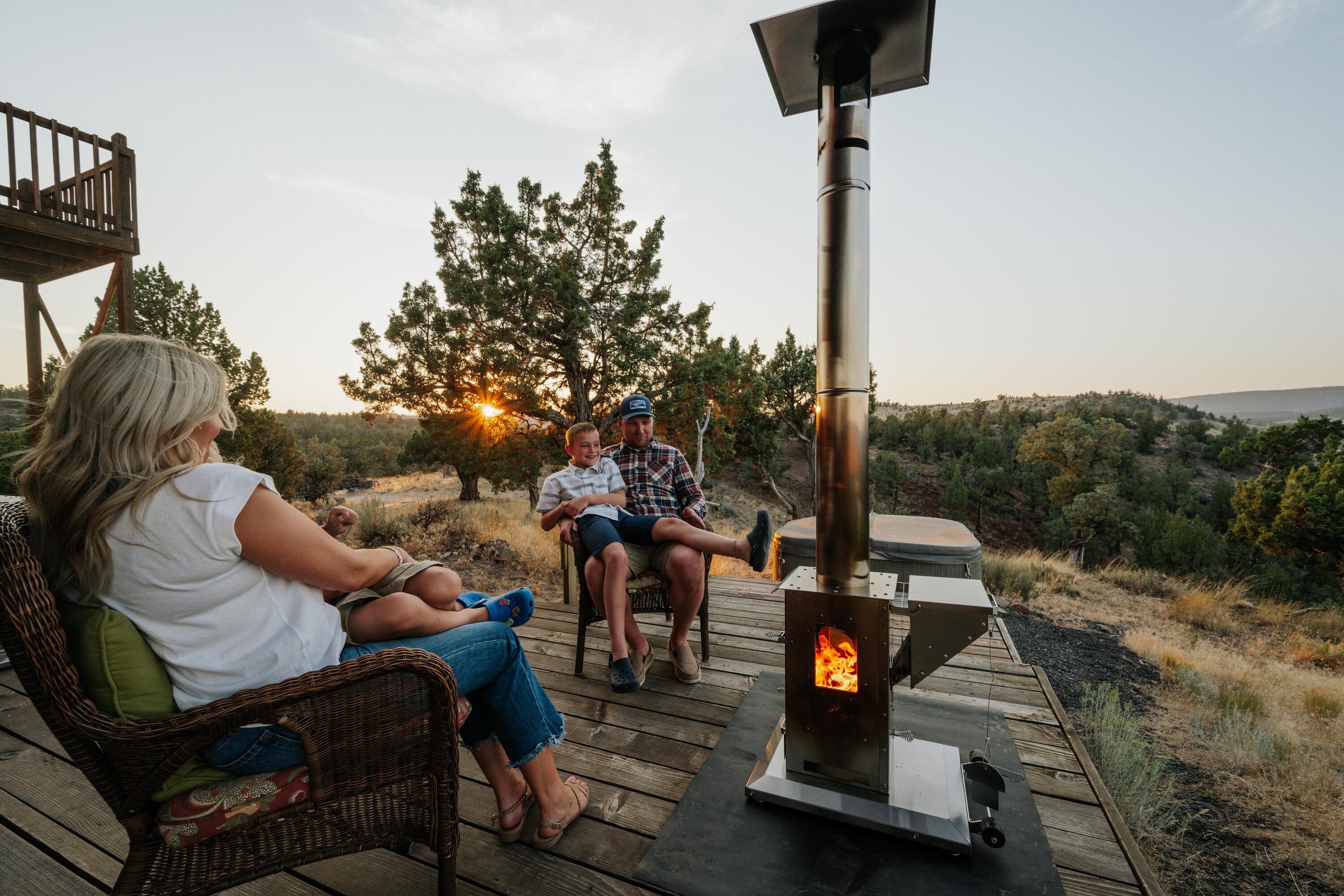 Lil' Timber Elite Wood Pellet Patio Heater By Traeger