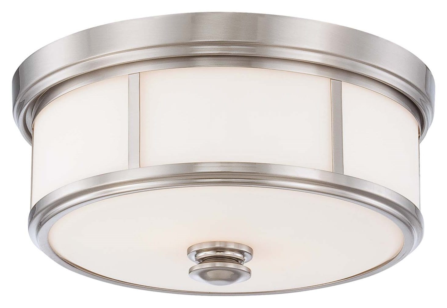 Minka Lavery 6368-84 Lavery 3 -Light 16-in Brushed Nickel Flush Mount Light