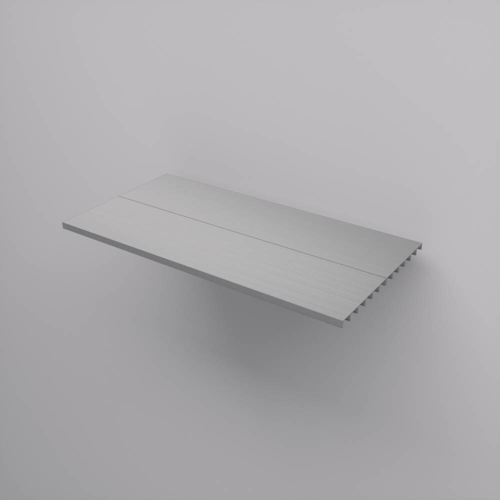 Modern Shelving ALUMPAL-1224-SS Wall-Mounted-Shelving - View #4
