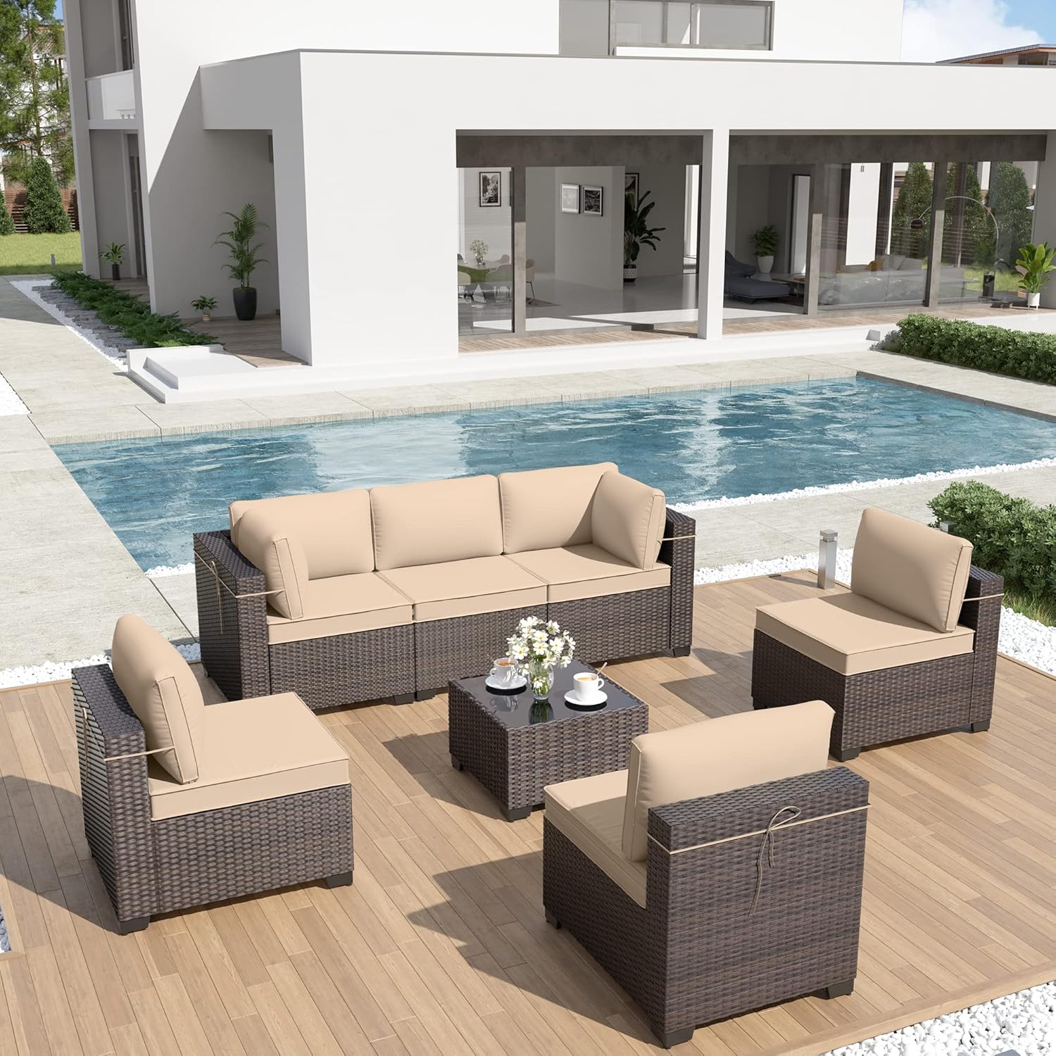 ALAULM LS-7PCS-SAND Patio-Conversation-Sets - View #8