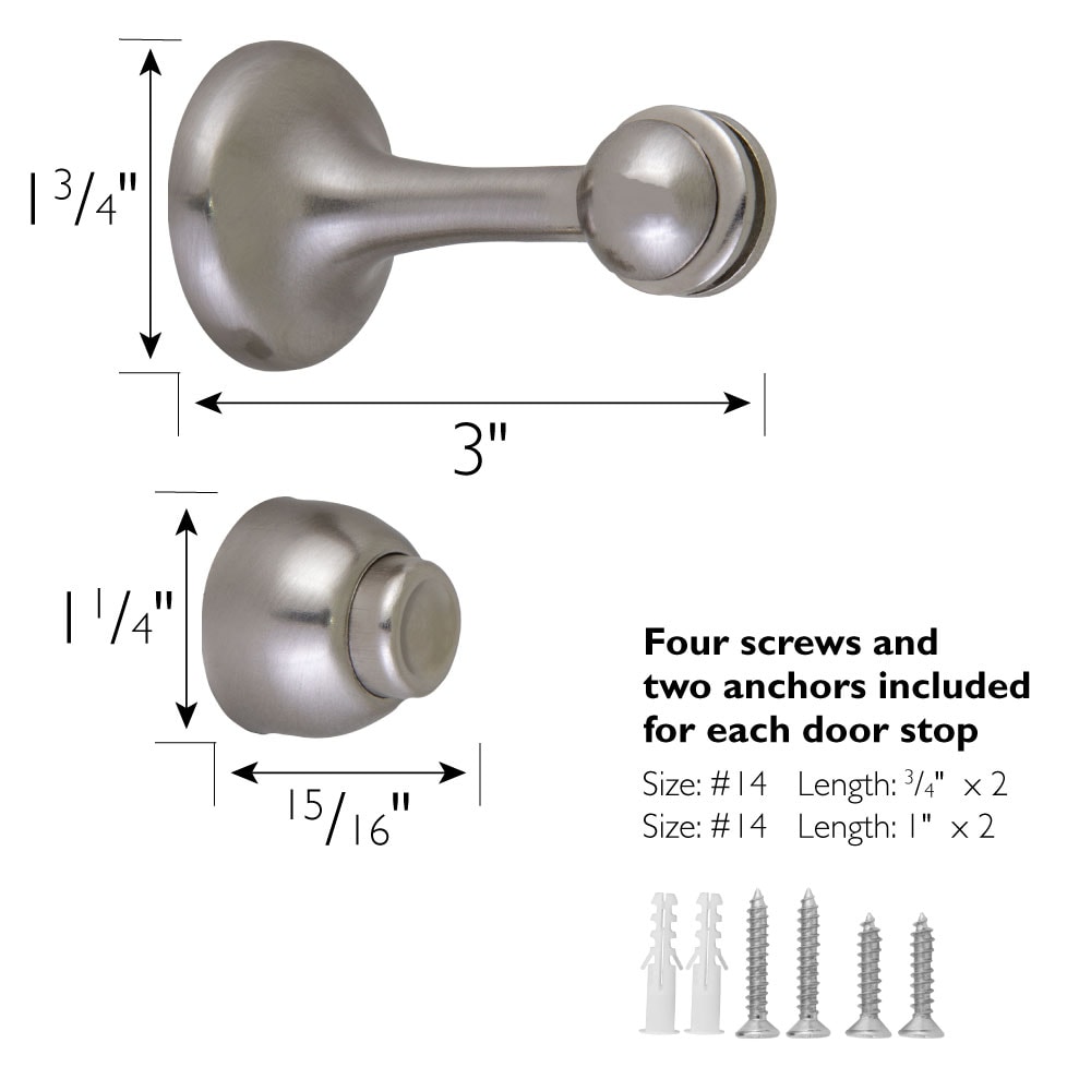 Design House 189316-SN Door-Bumpers-Stops2 - View #3