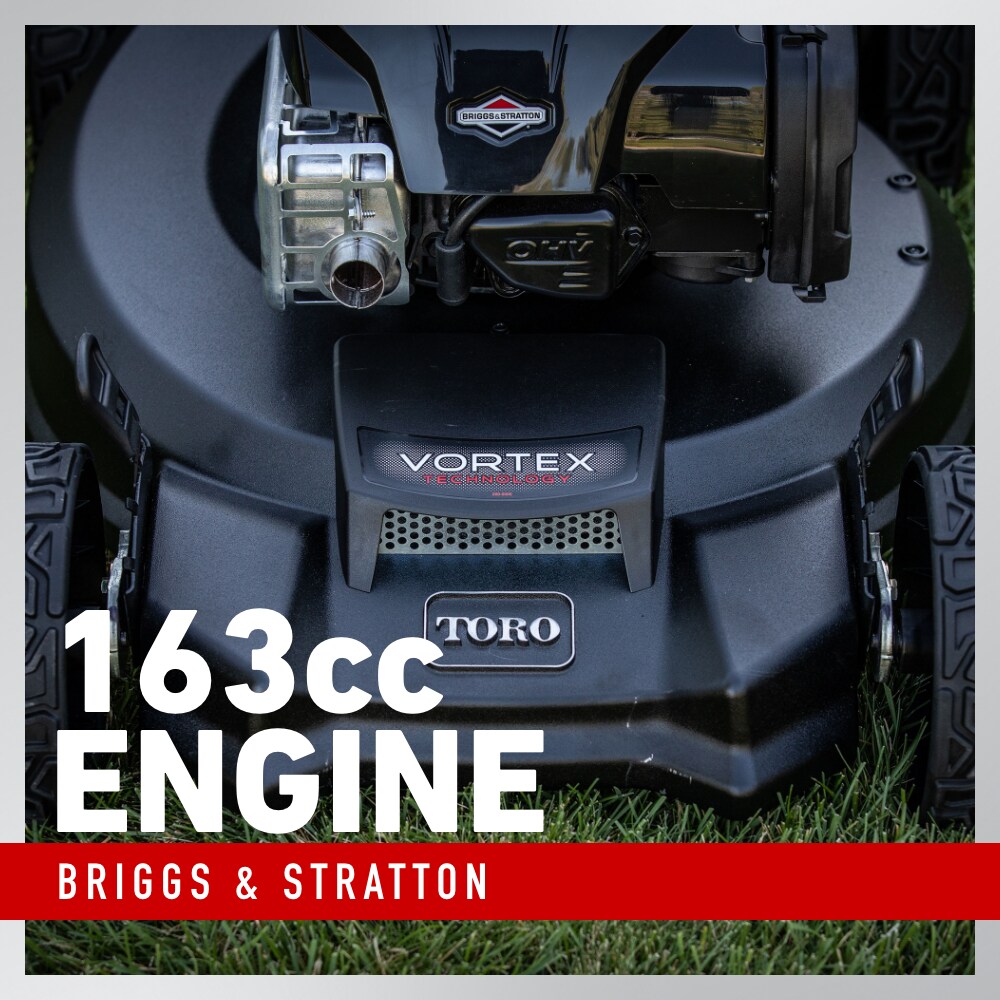 Toro Super Recycler 21-in Gas Self-propelled Lawn Mower with 163-cc Briggs and Stratton Engine