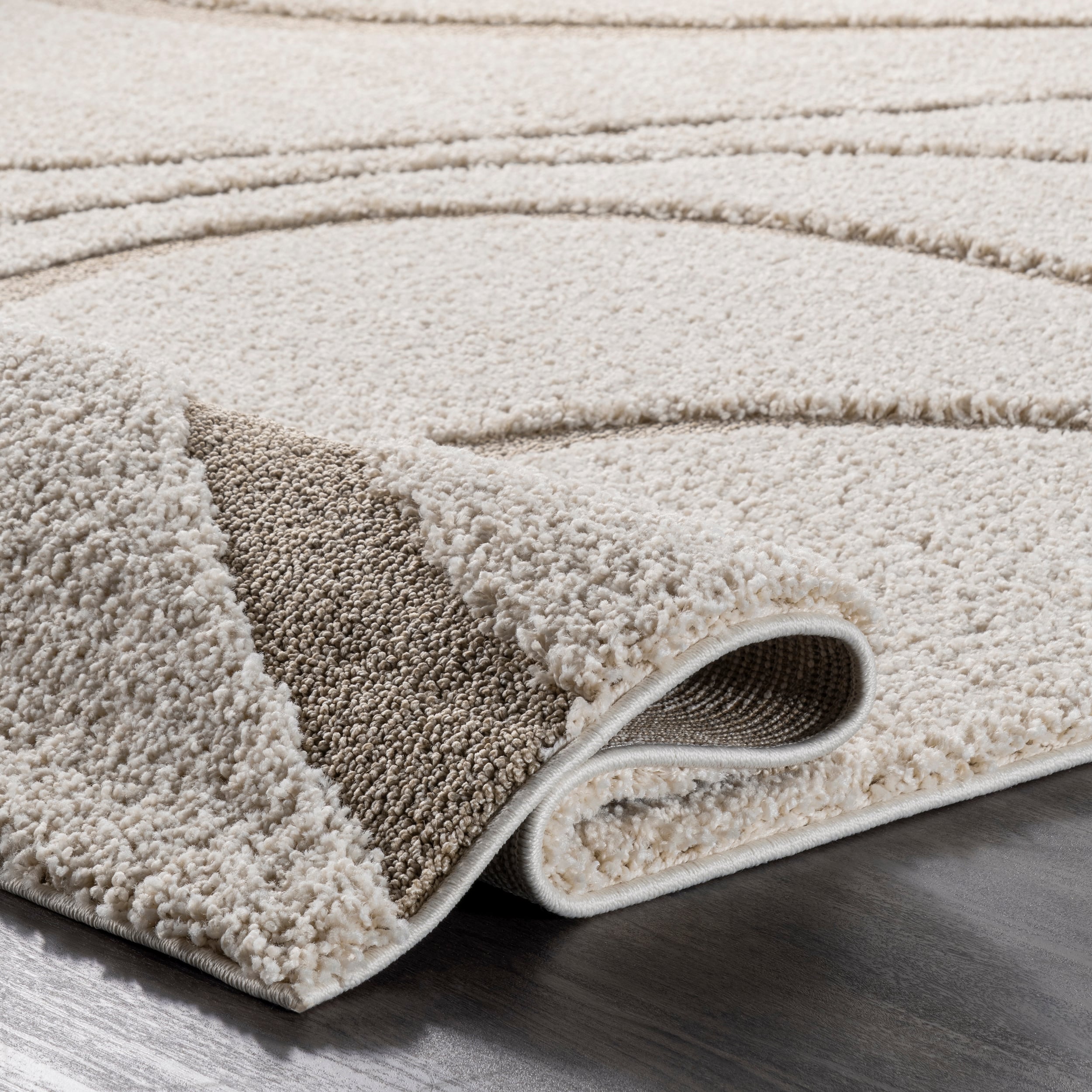 nuLOOM 2 X 8 (ft) Cream Indoor Stripe Area Rug in the Rugs department ...