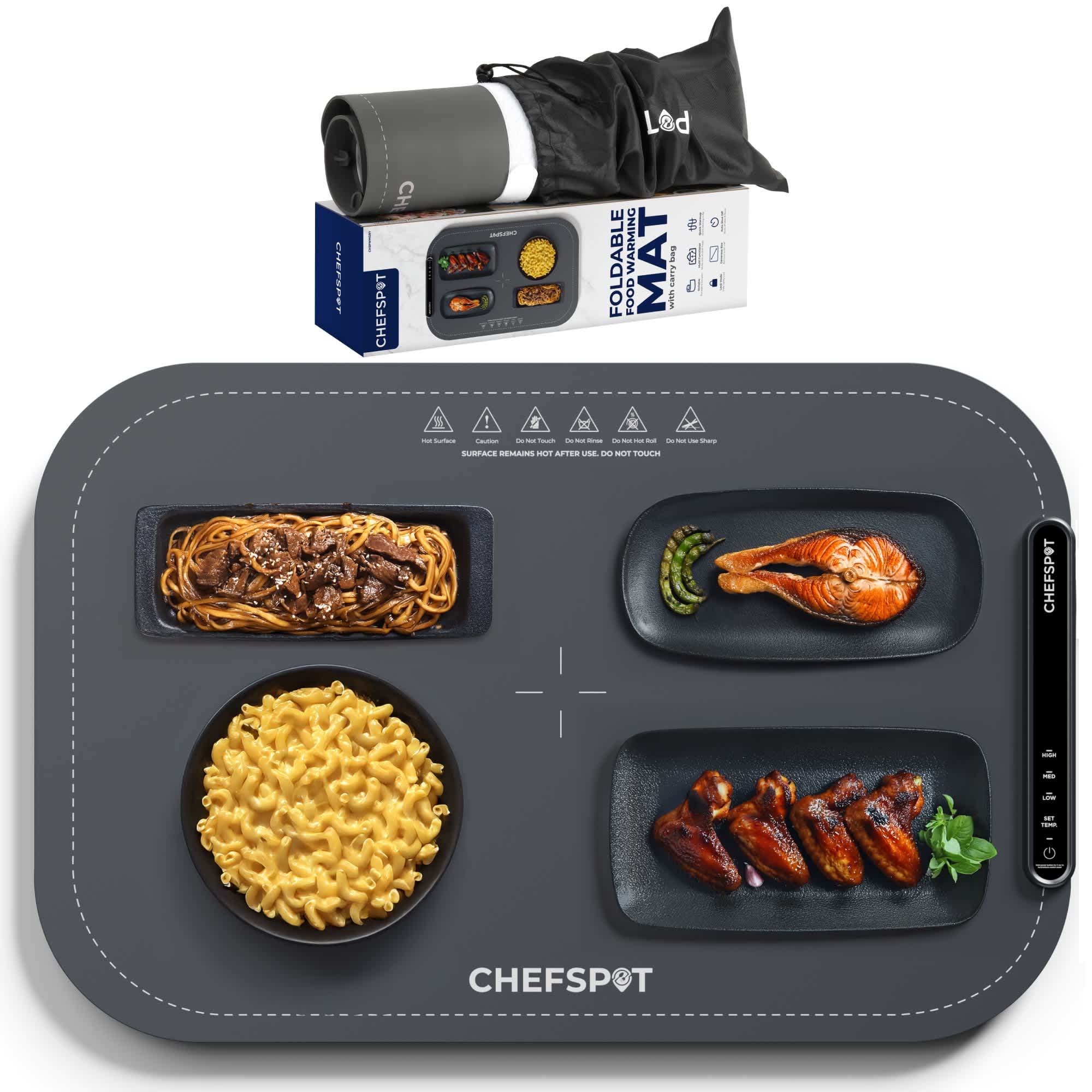CHEFSPOT 6 -Station 999-Quart Commercial/Residential Electric Warming tray #CHSPWMGRY