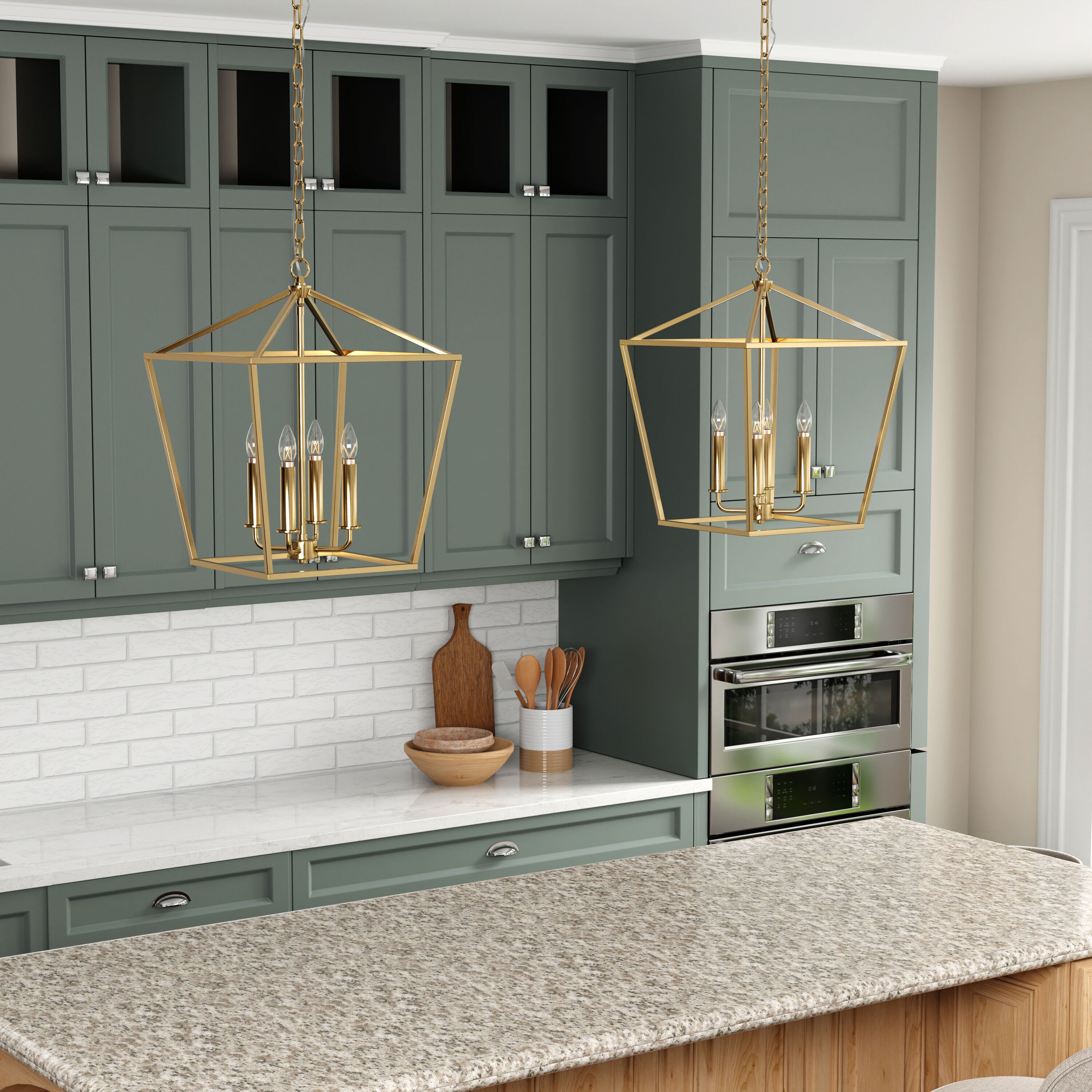 allen + roth CH31-4GD Pendant-Lights - View #9