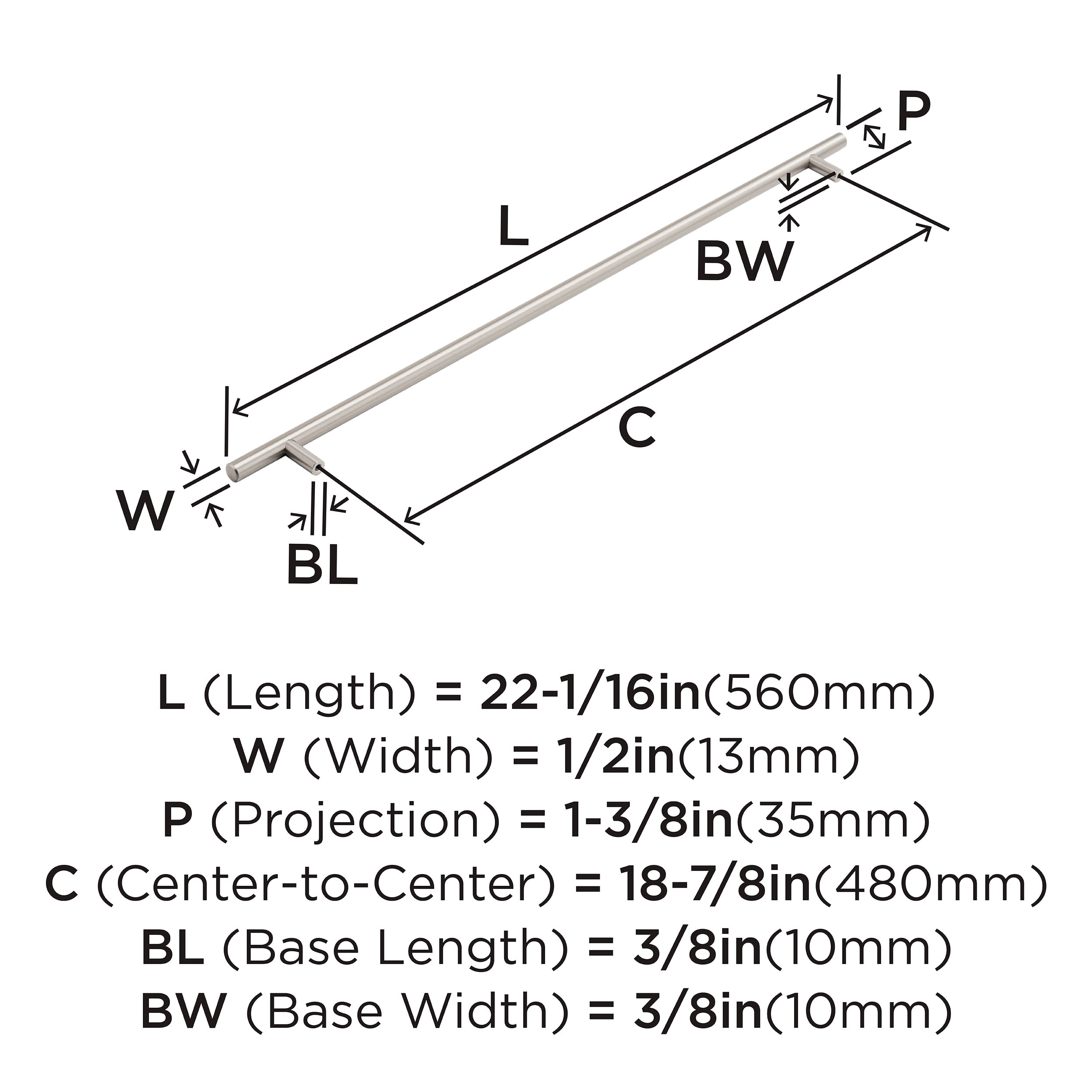Amerock BP19016G10 Cabinet-Pulls - View #5