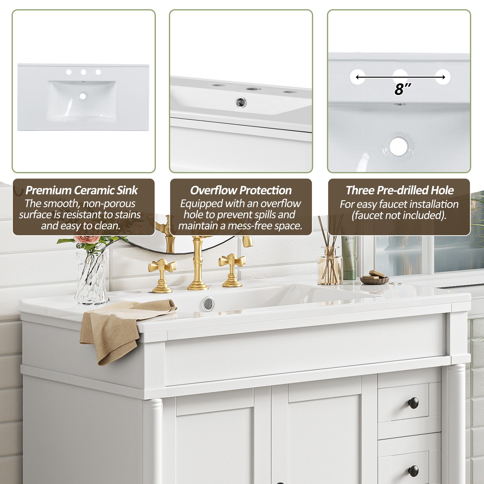 Dexmalle N729P300165K Bath-Vanity-Combo - View #14