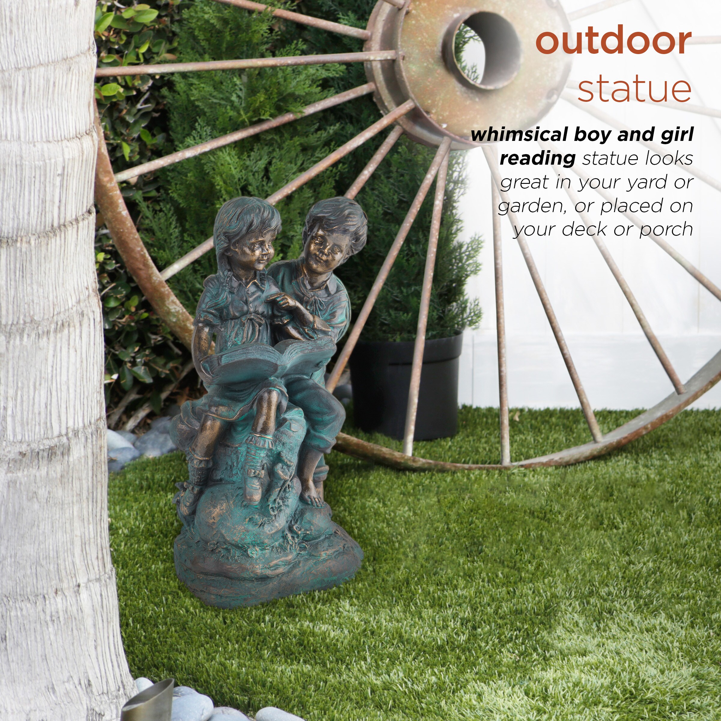 Alpine Corporation GXT266 Garden-Statue - View #4