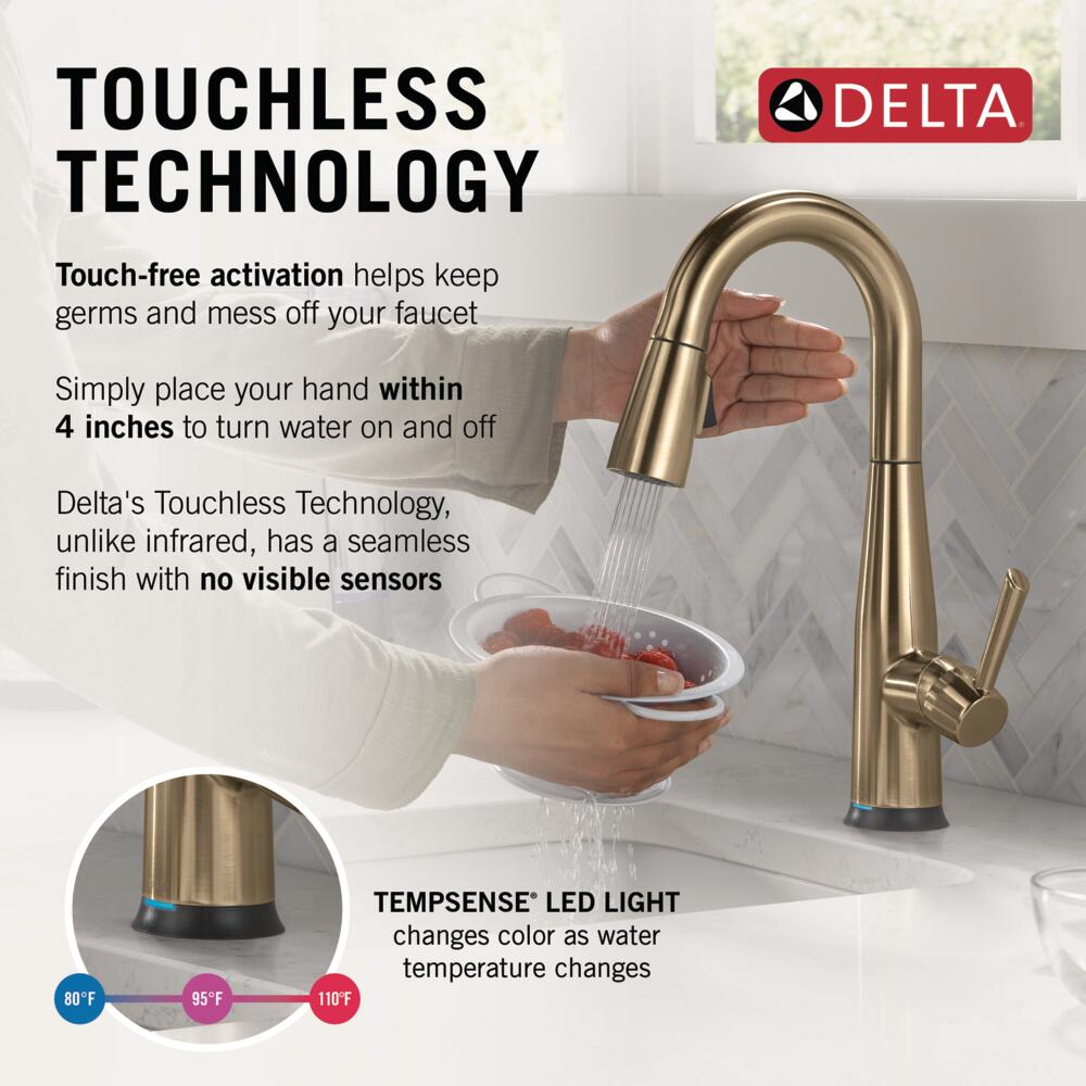 Delta 9913TL-CZ-DST Kitchen-Faucets - View #2