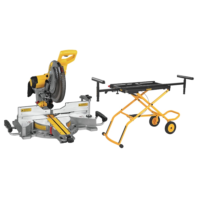 DEWALT 12-in 15-Amp Dual Bevel Sliding Compound Corded Miter Saw in the  Miter Saws department at