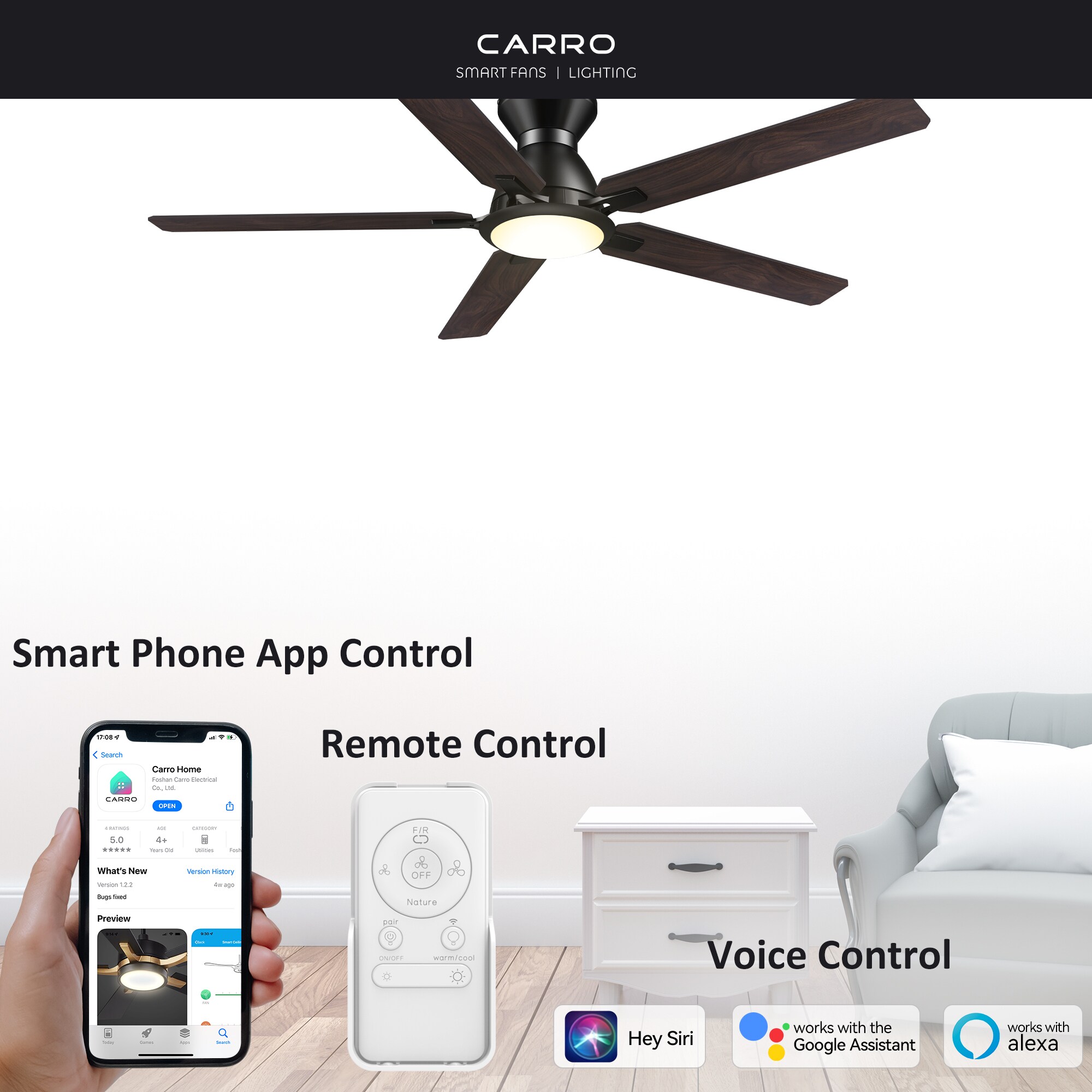 CARRO USA LS525J-L12-B5-1-FM Ceiling-Fans - View #2