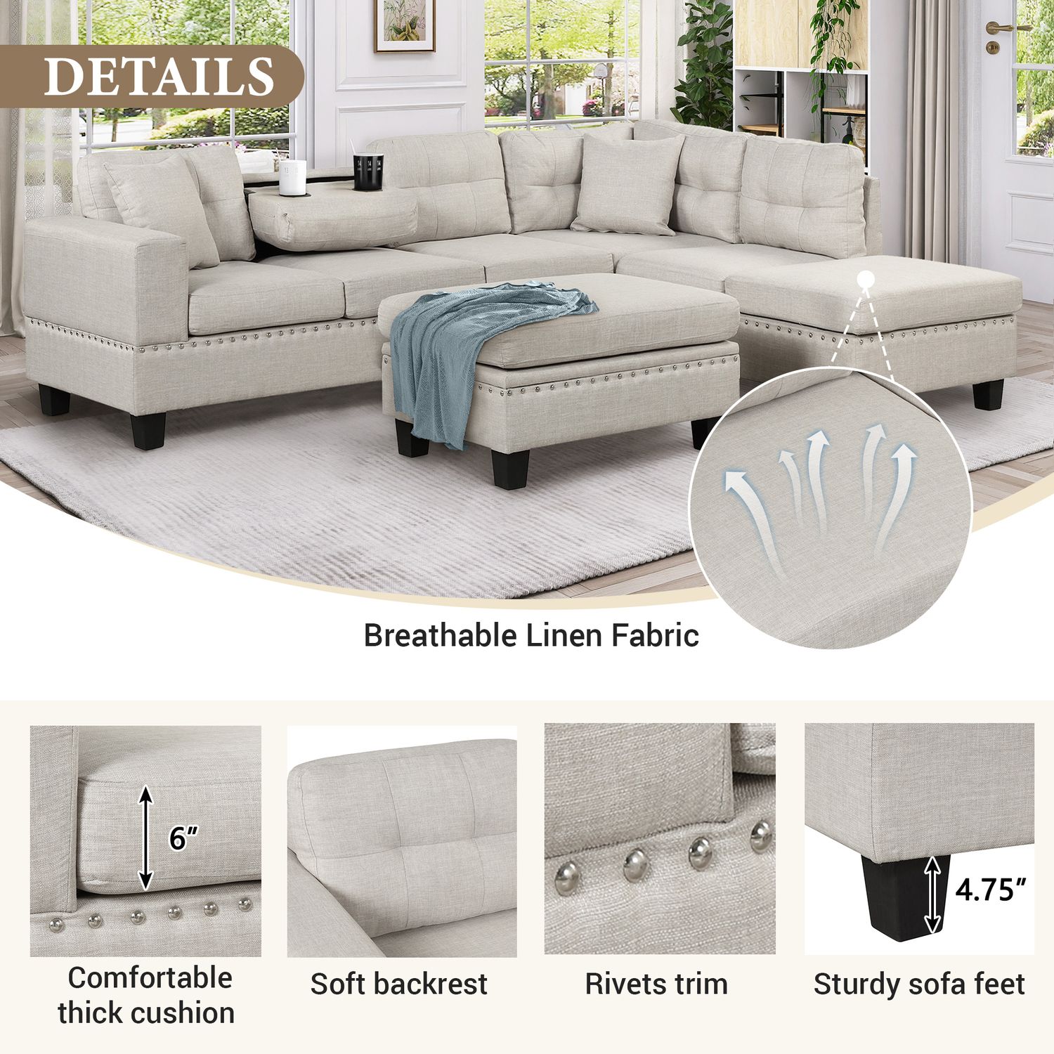 JASMODER SG000580AAR Sofas-Loveseats - View #7
