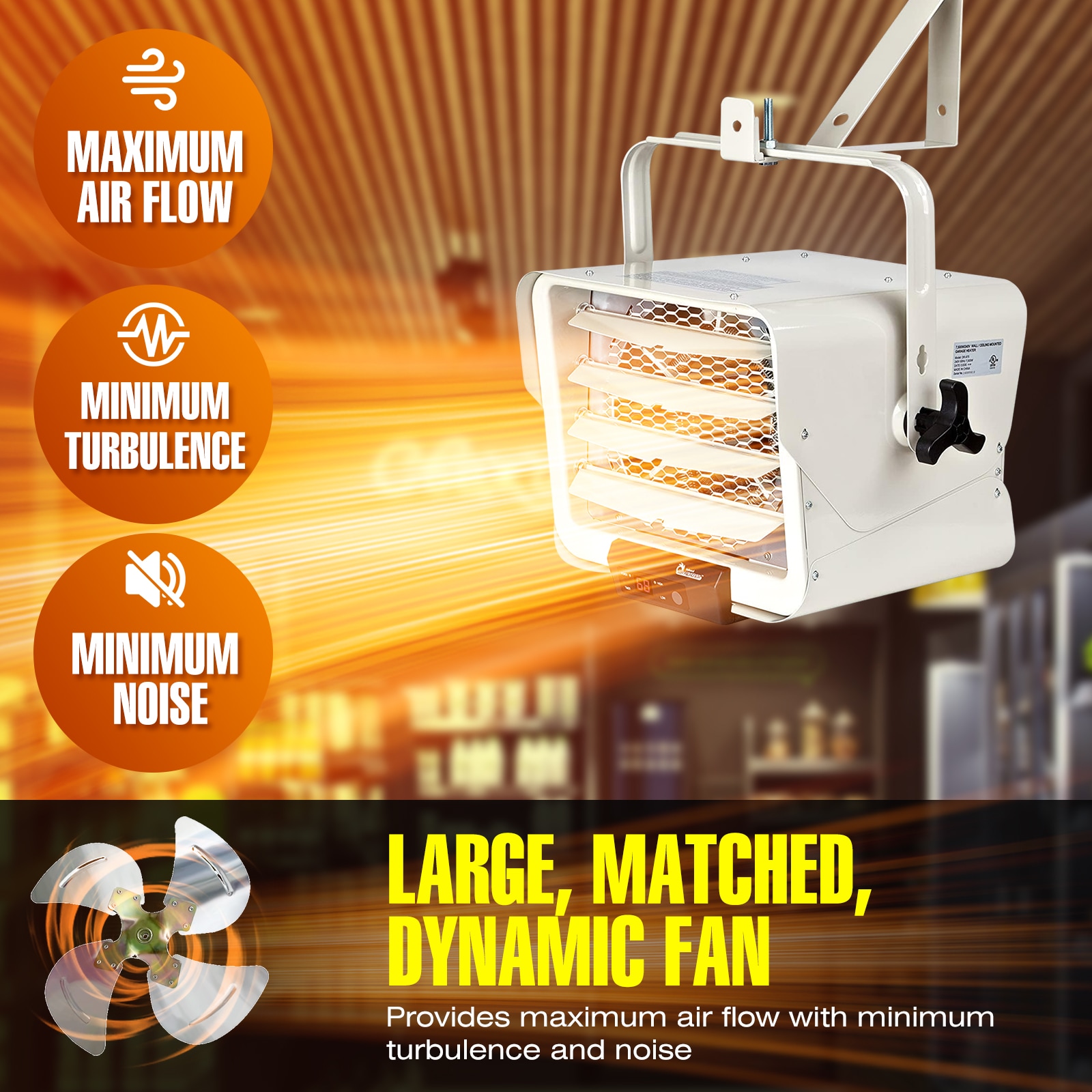 Dr. Infrared Heater DR-975 Wall-Heaters-Electric - View #3