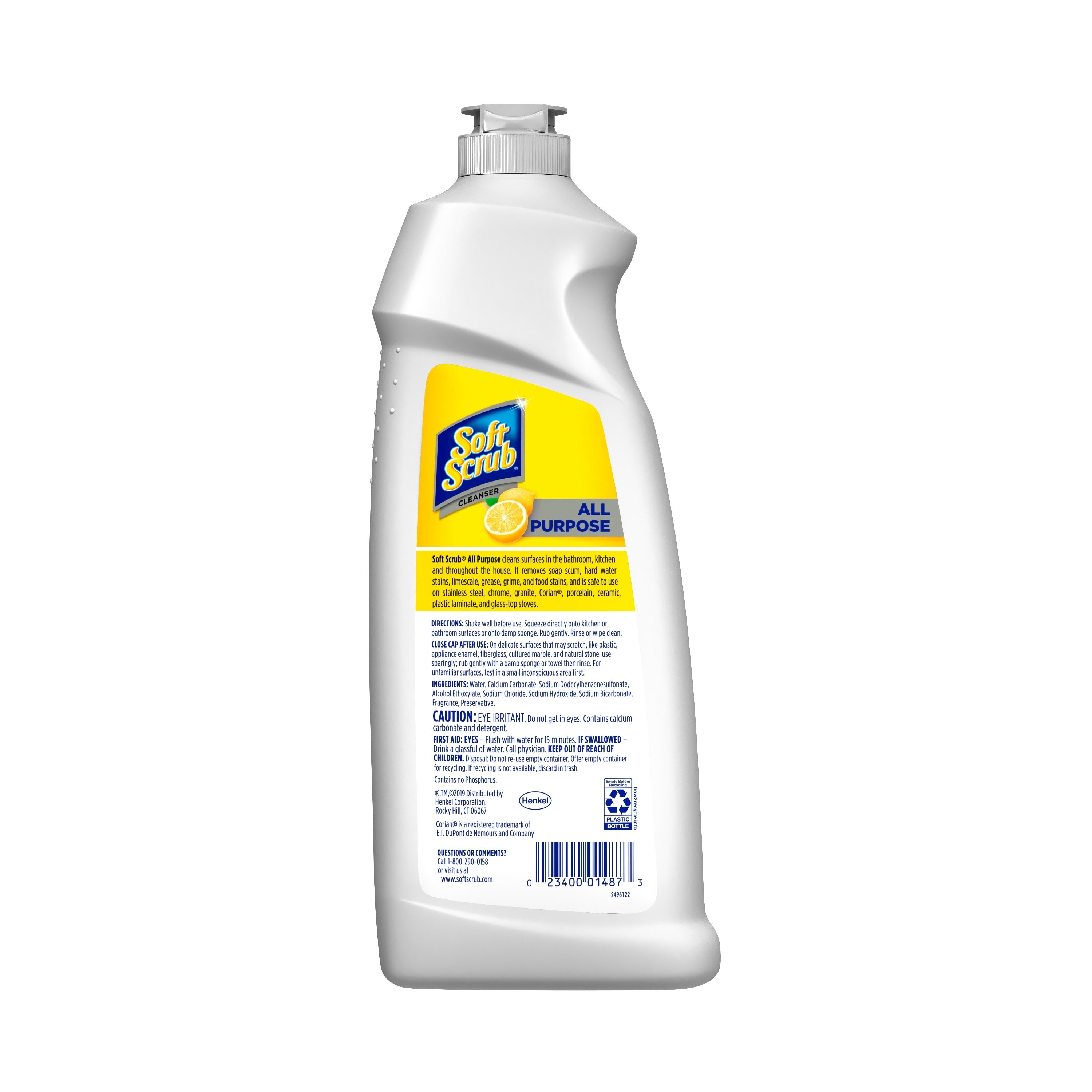 Soft Scrub ABR 36-oz Lemon Liquid Multipurpose Bathroom Cleaner in the  Multipurpose Bathroom Cleaners department at
