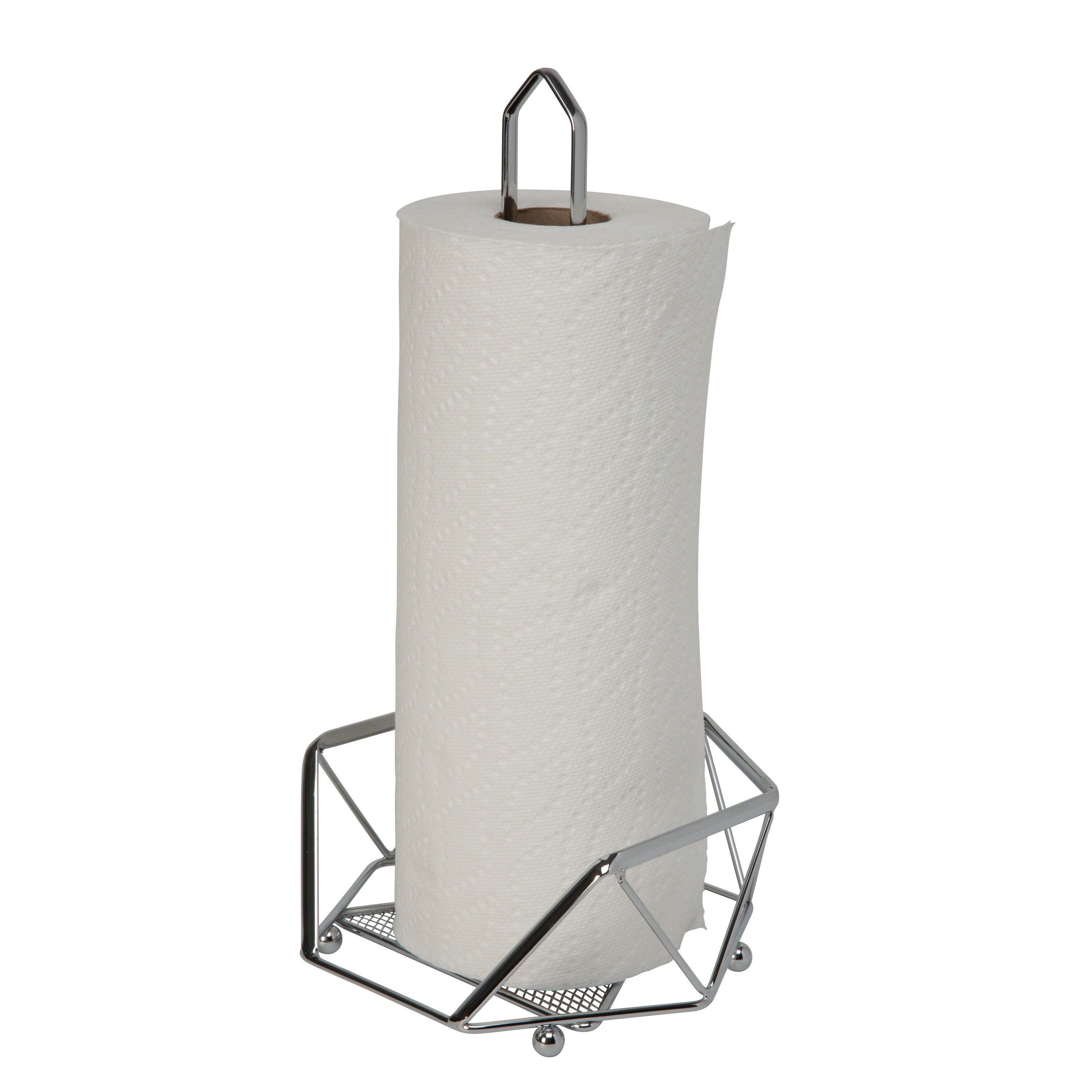 Wholesale 12.5 Chrome Paper Towel Upright Holder