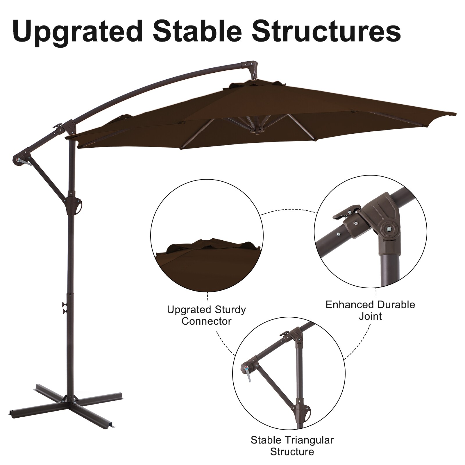 JEAREY JE-EDXJS-10FT-BR Umbrellas-2 - View #3