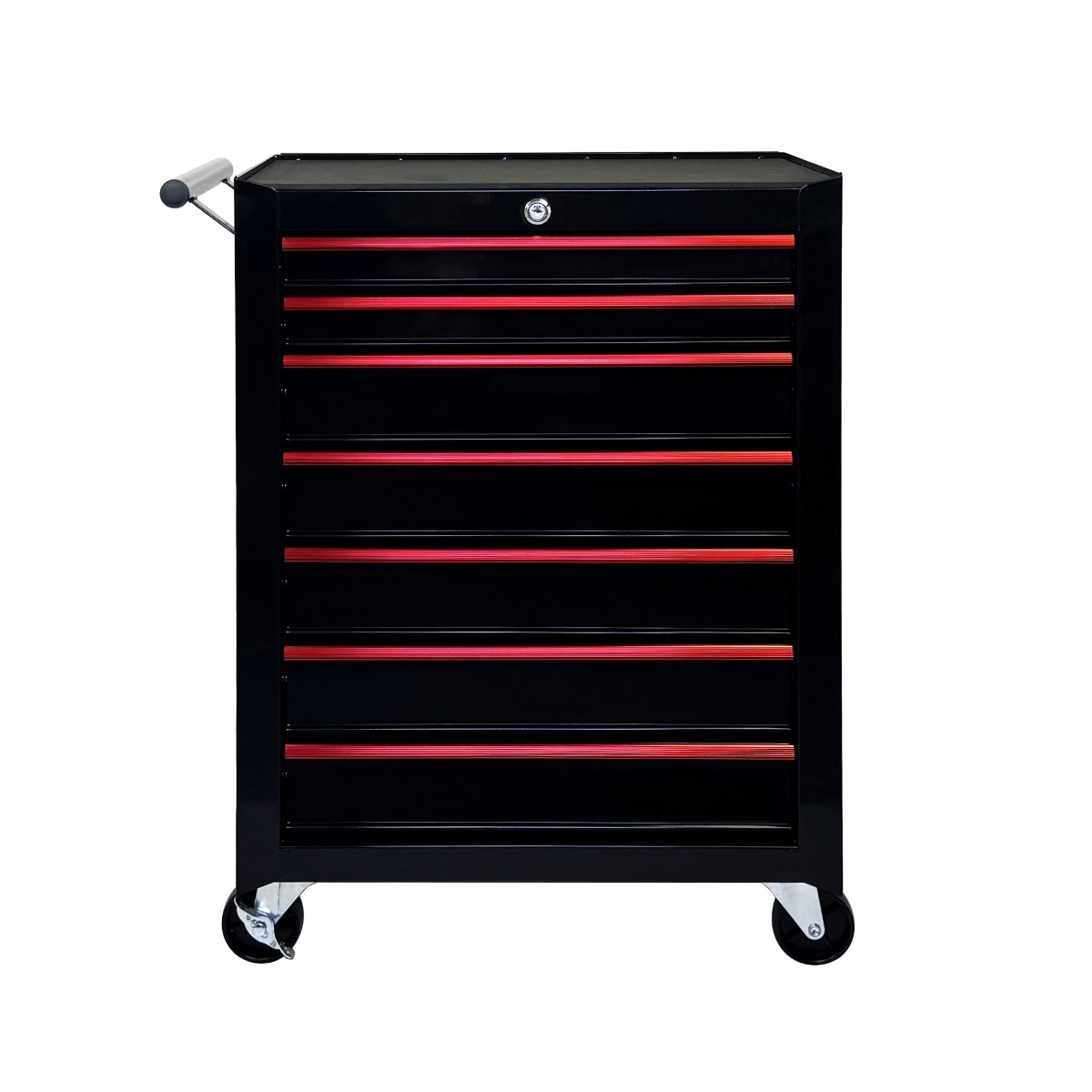 KEOKLE  Rolling Metal Tool Chest 7 Drawer Tool Chest Cabinet Steel Tool Storage Box Organizer with Ball Bearing Drawer Slides for Garage Workshop