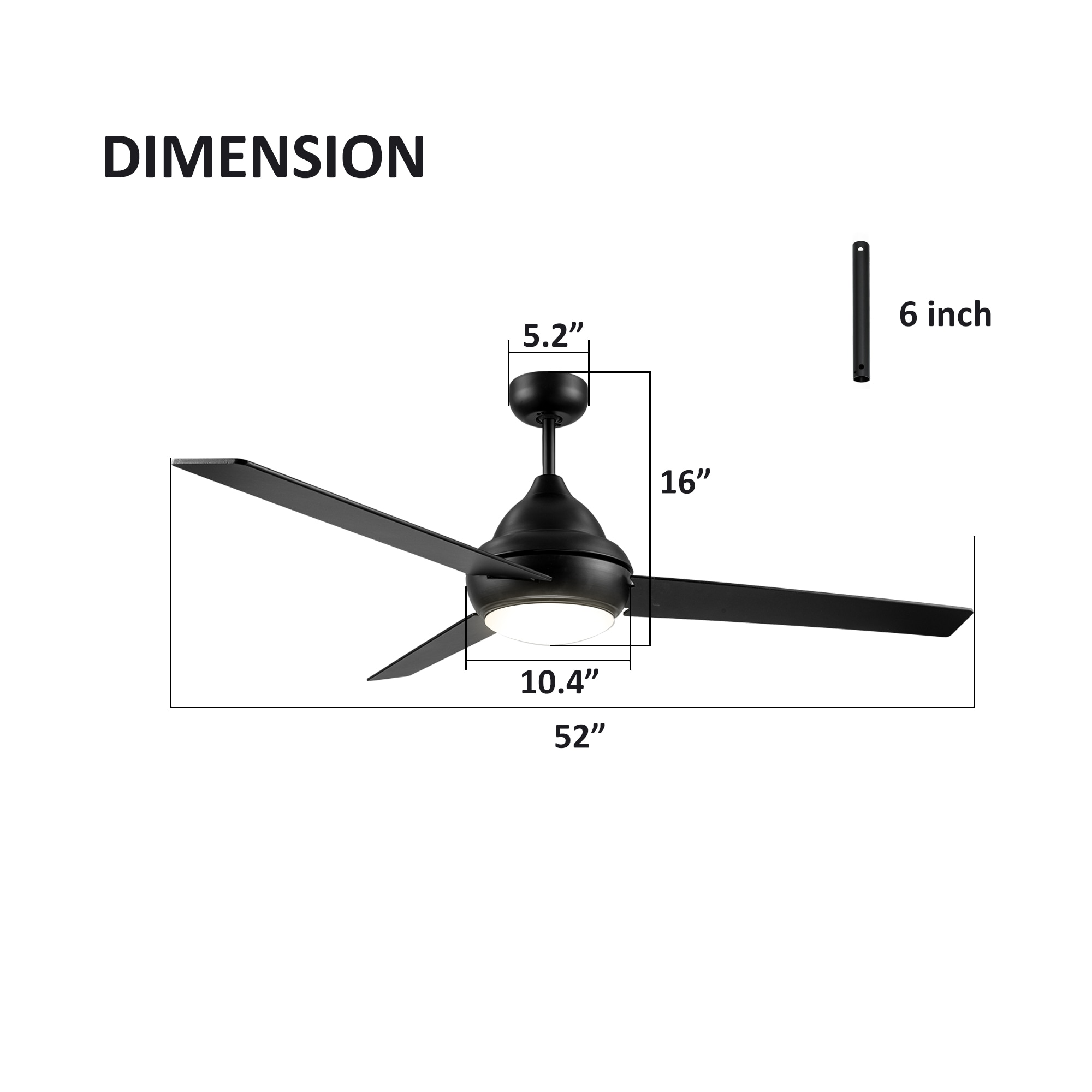 CARRO USA LWGA-523Q-L12-B2-1 Ceiling-Fans - View #6