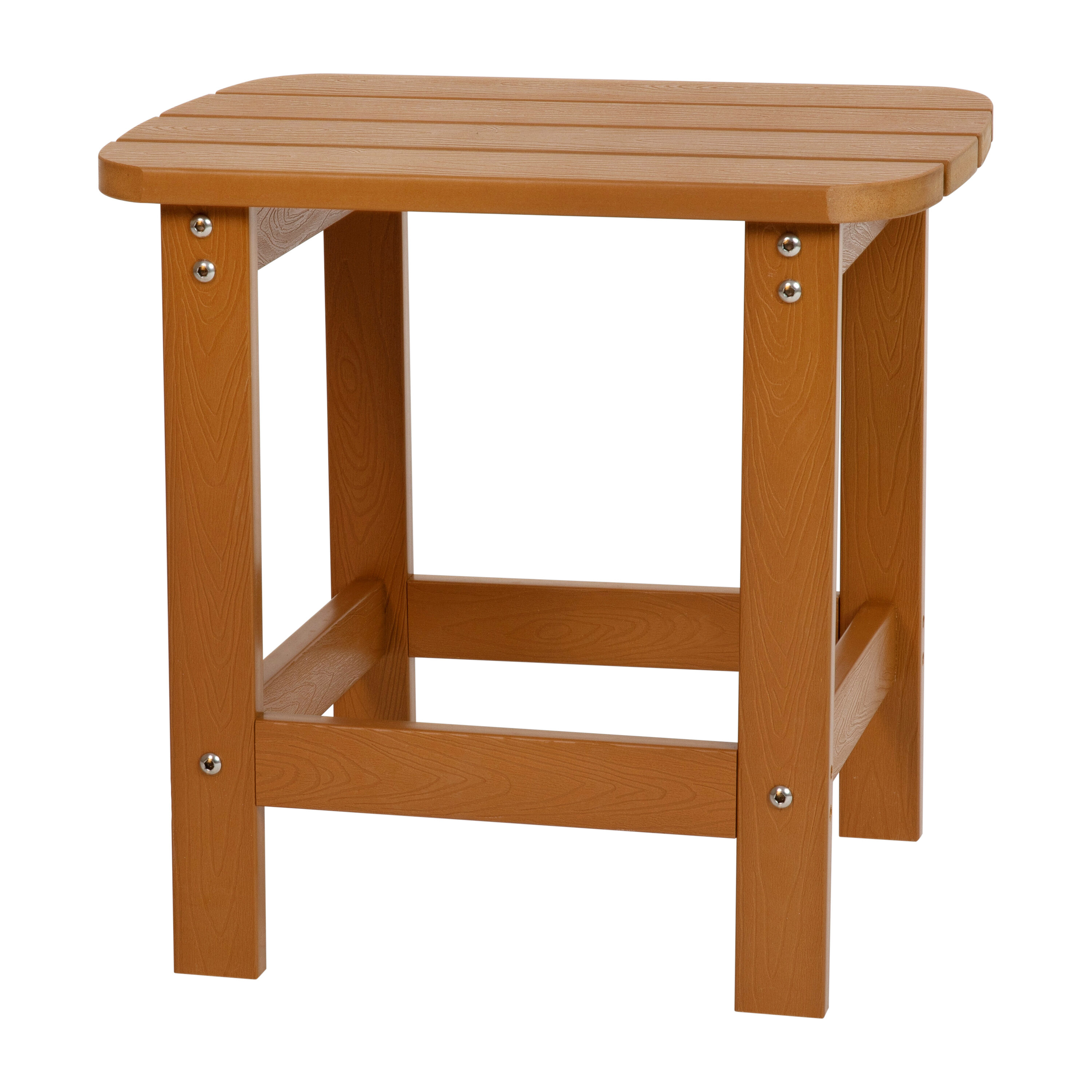 Flash Furniture 889142982210 Charlestown Rectangle Outdoor End Table 15-in W x 18.75-in L