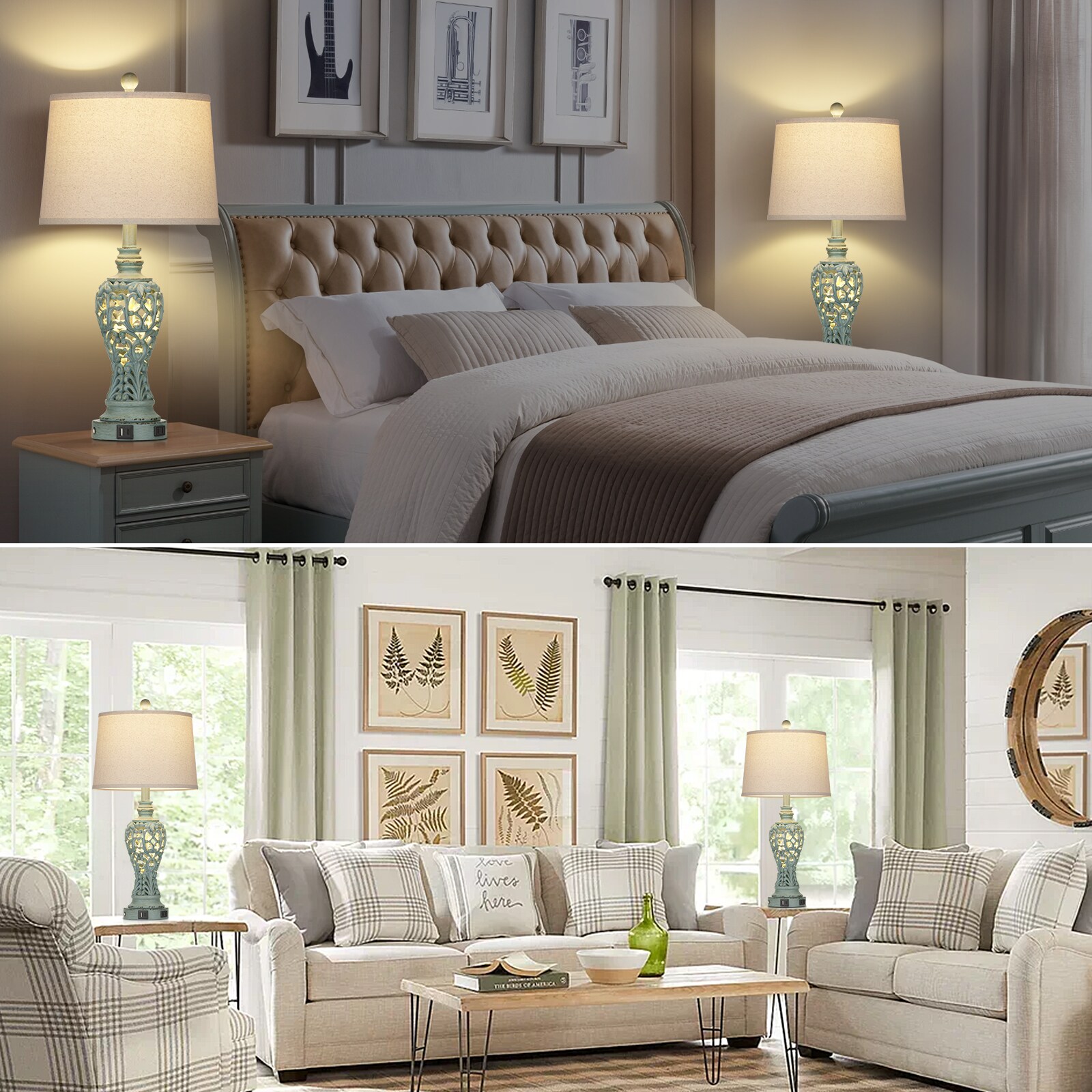 UrFurnishings TD-303 Table-Lamps - View #3