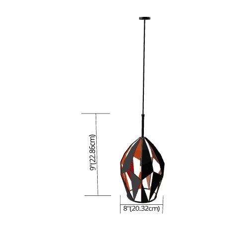 CWI Lighting Oxide Black and Copper Modern/Contemporary