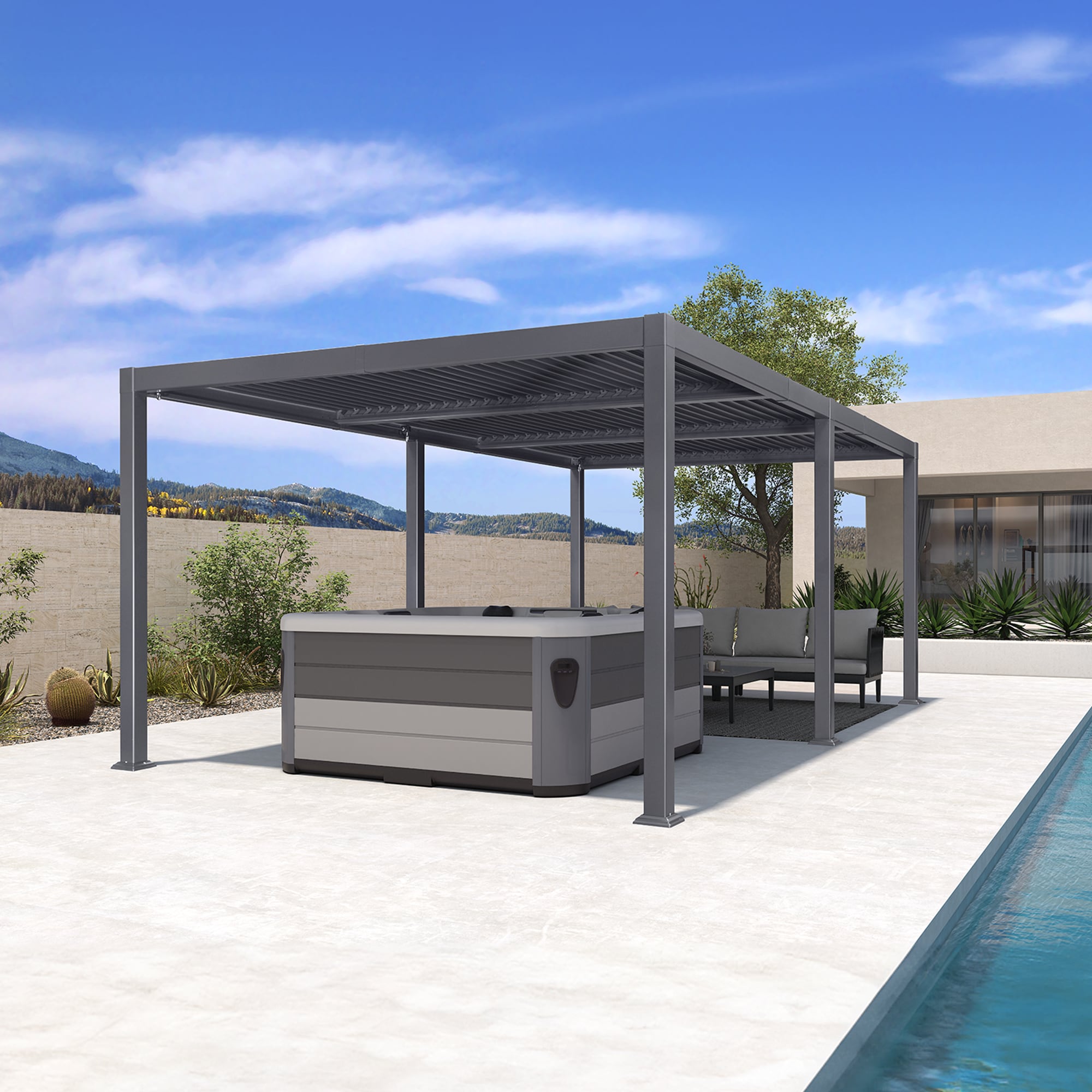 PURPLE LEAF LS05KSPRG1121-1 Pergolas-2 - View #2