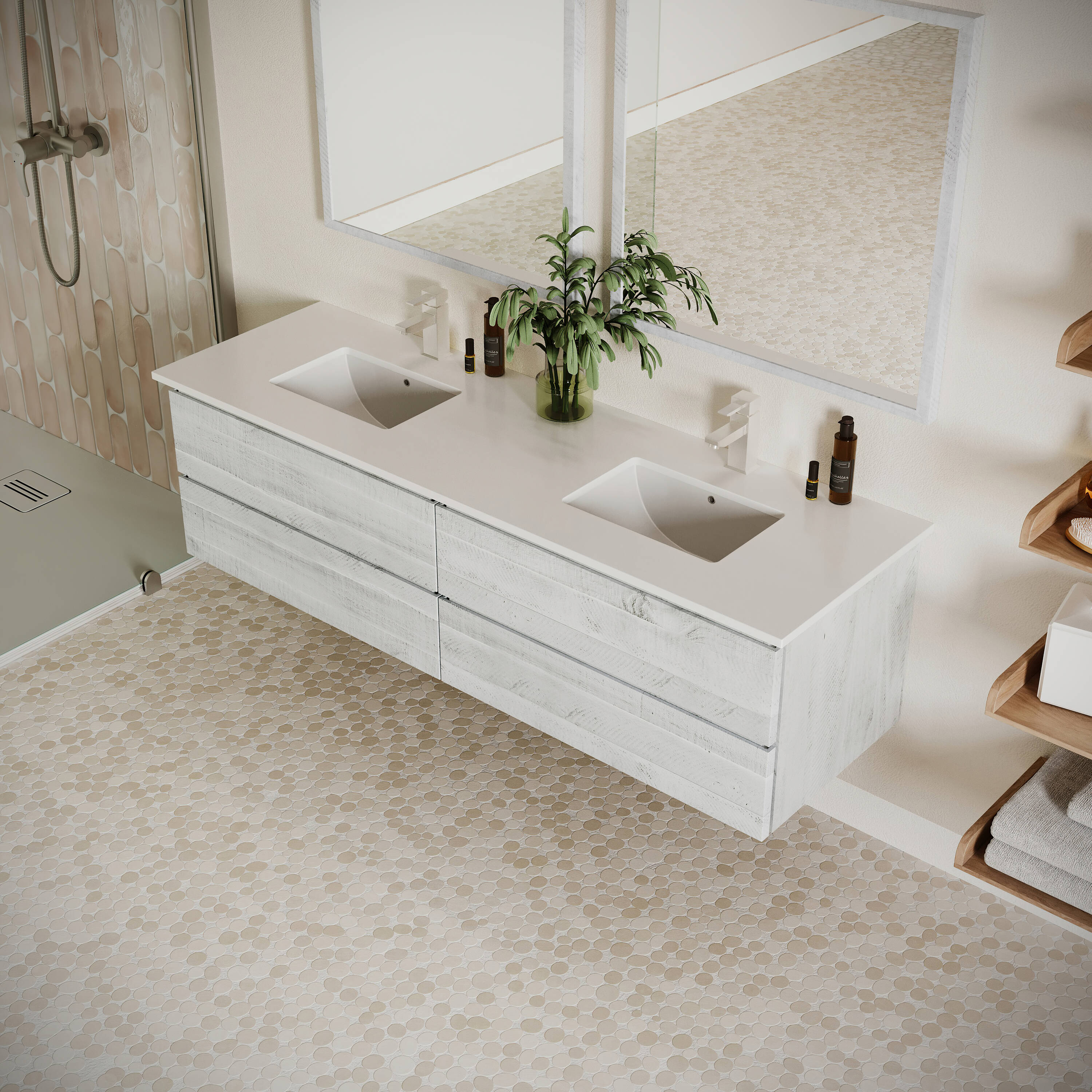 Fresca FVN31-3636RWH Bath-Vanity-Combo - View #5
