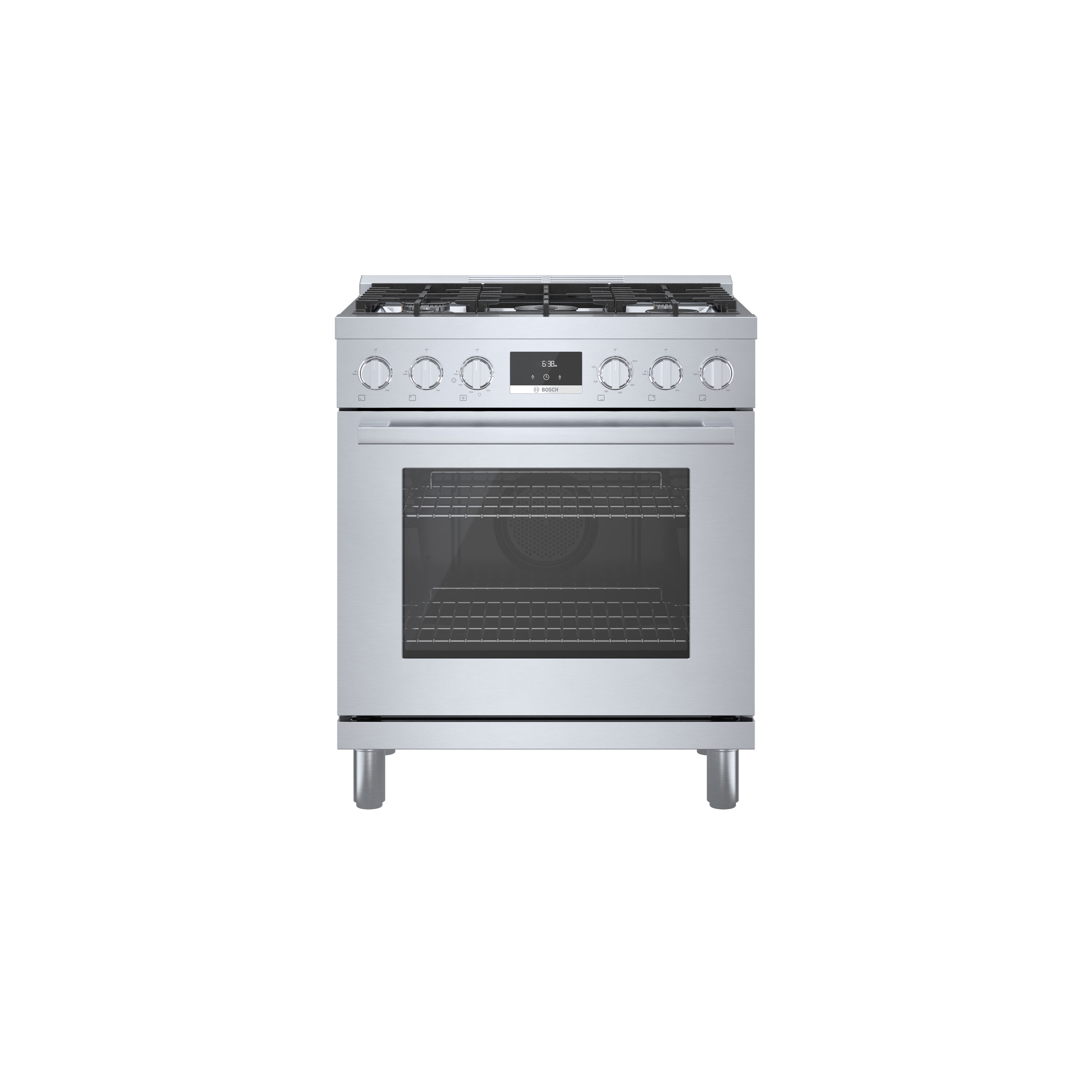 Viking - Professional 5 Series 4.0 Cu. Ft. Freestanding Gas Convection Range  - Stainless Steel