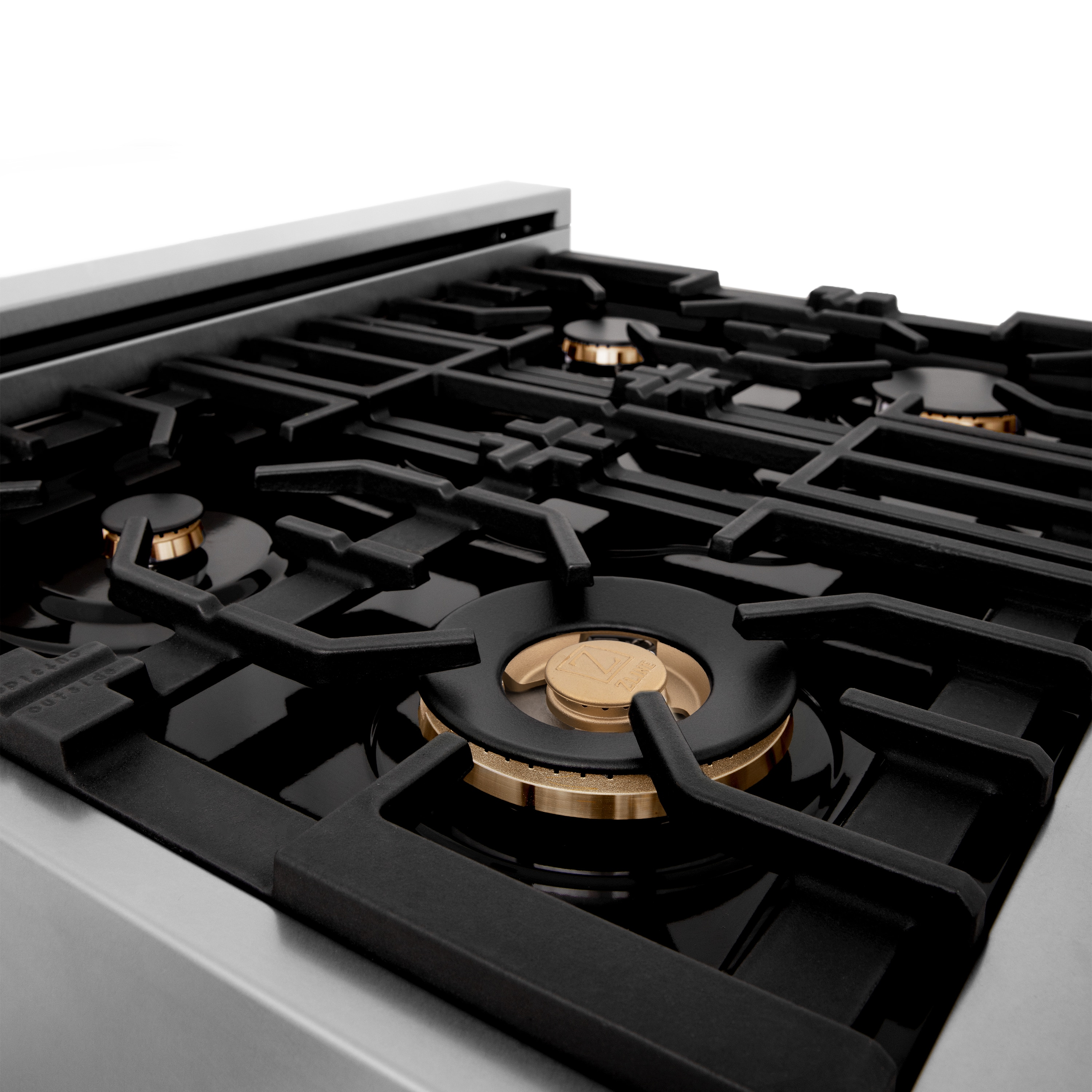 ZLINE 30" Stainless Steel 4-Burner Gas Rangetop with Brass Burners