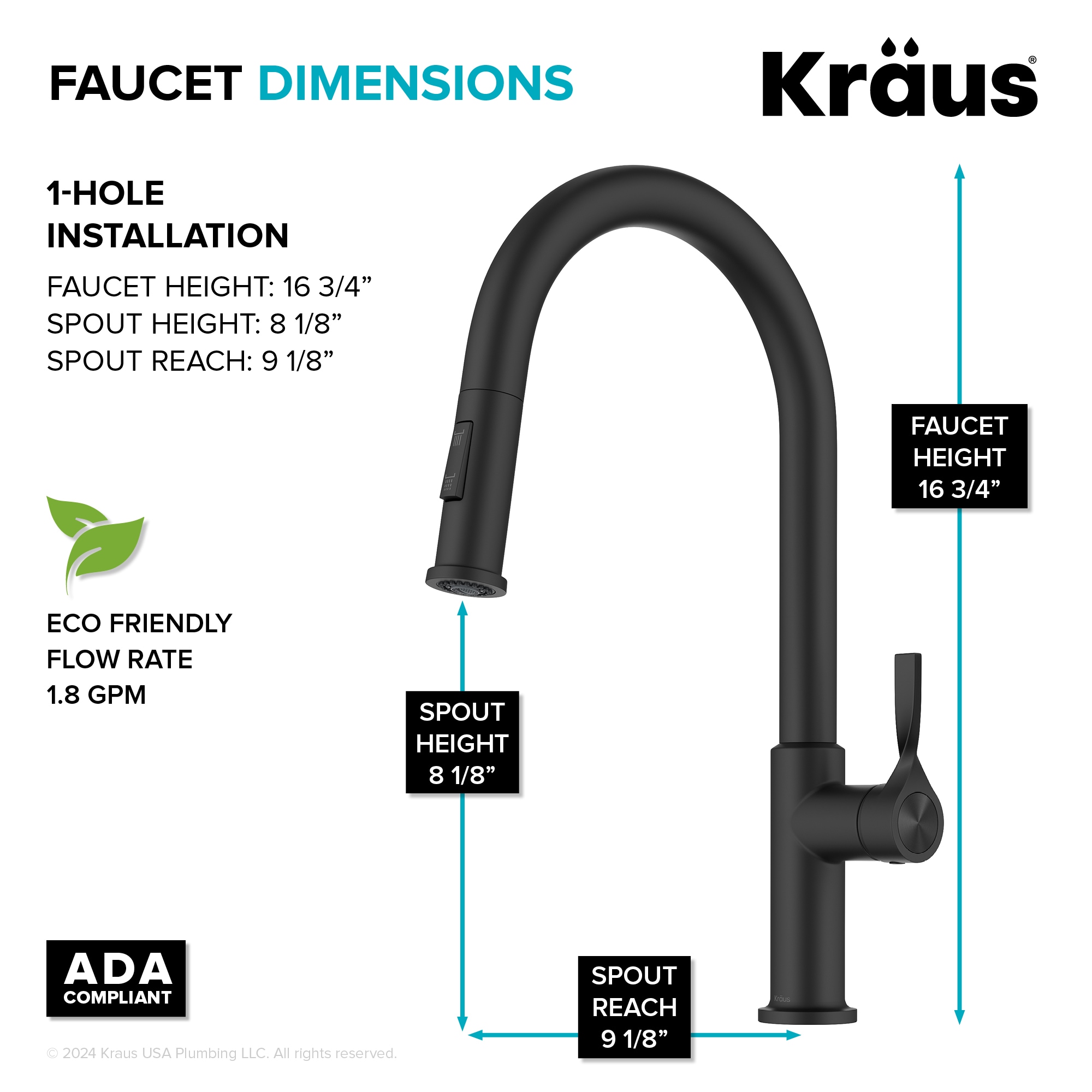 Kraus KPF-2840MB Kitchen-Faucets - View #5
