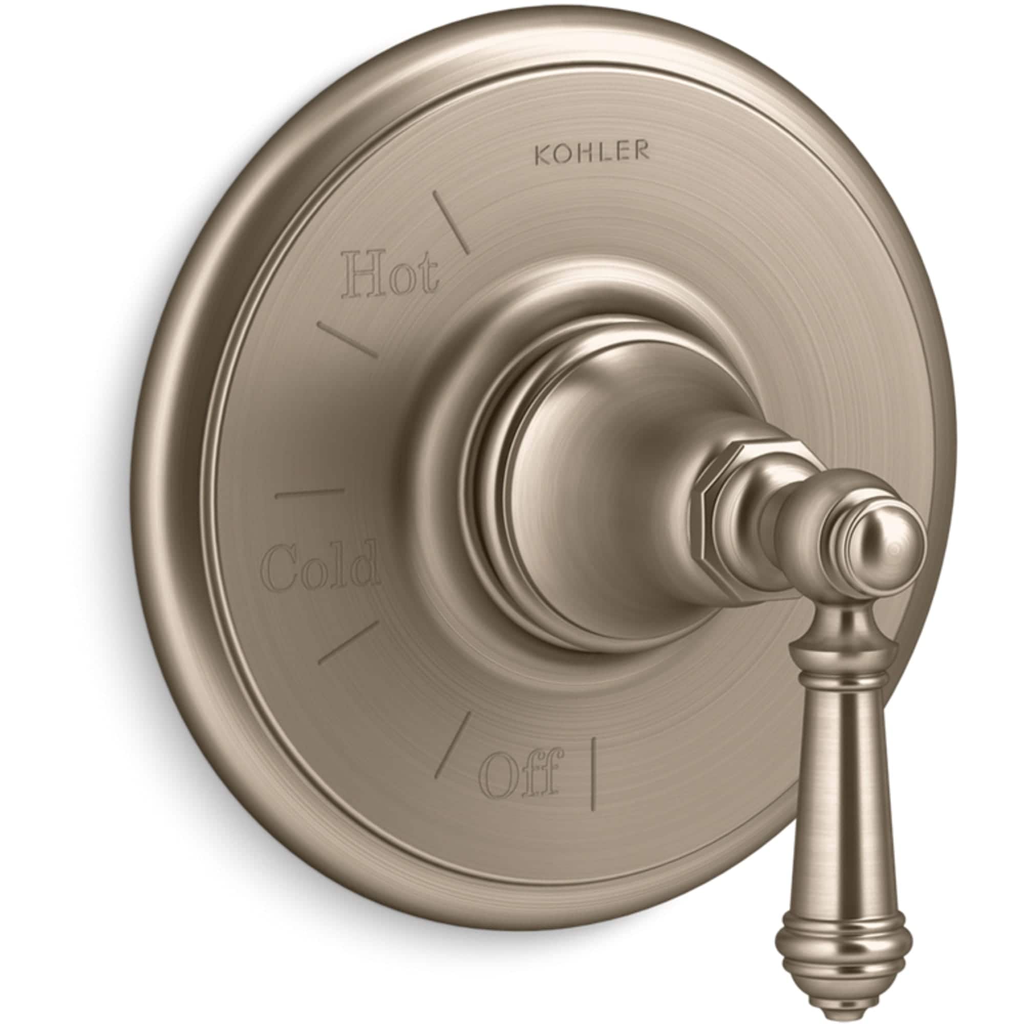KOHLER TS72767-4-BV Vibrant Brushed Bronze Lever Shower Faucet Handle