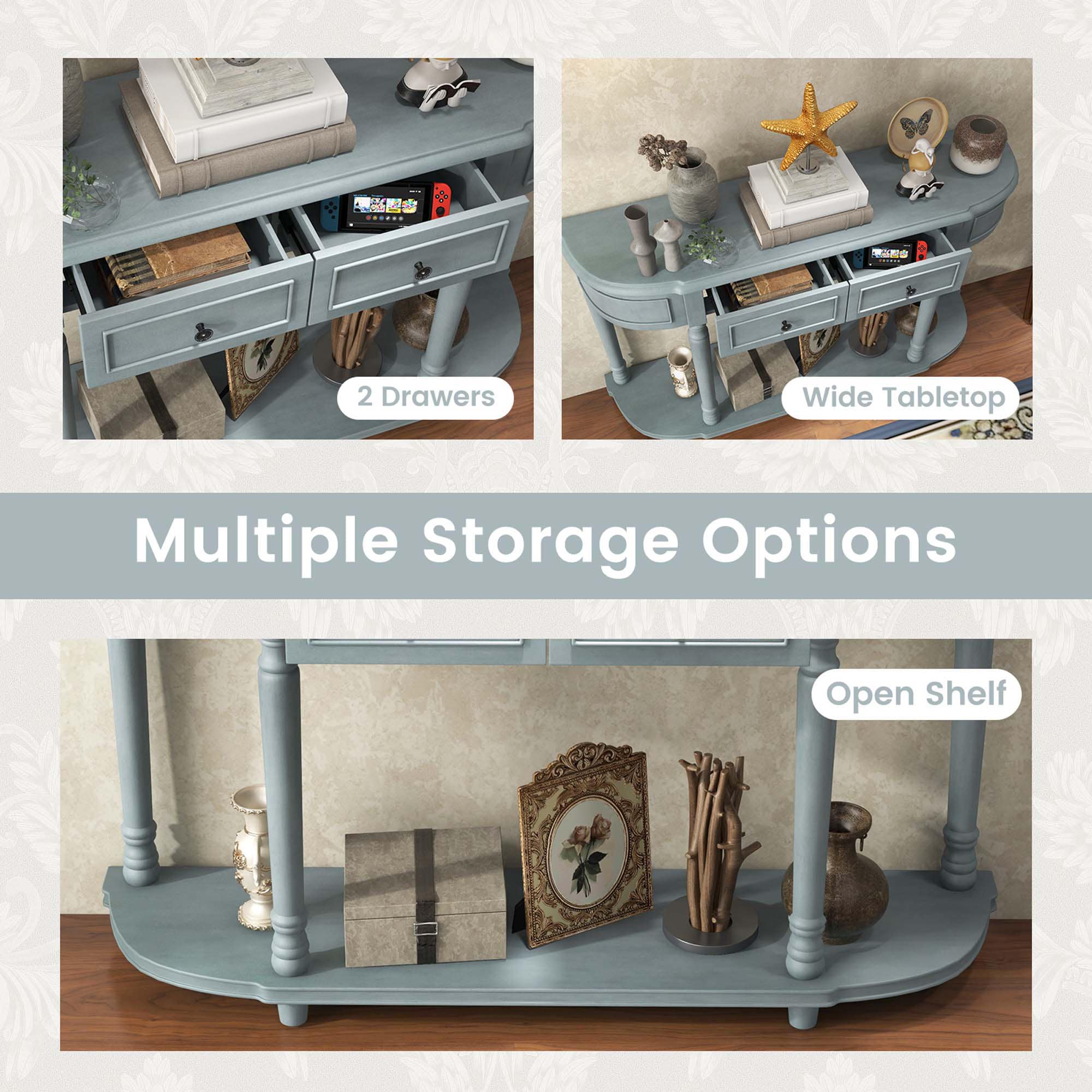 Costway SXL00173 Console-Sofa-Tables - View #3