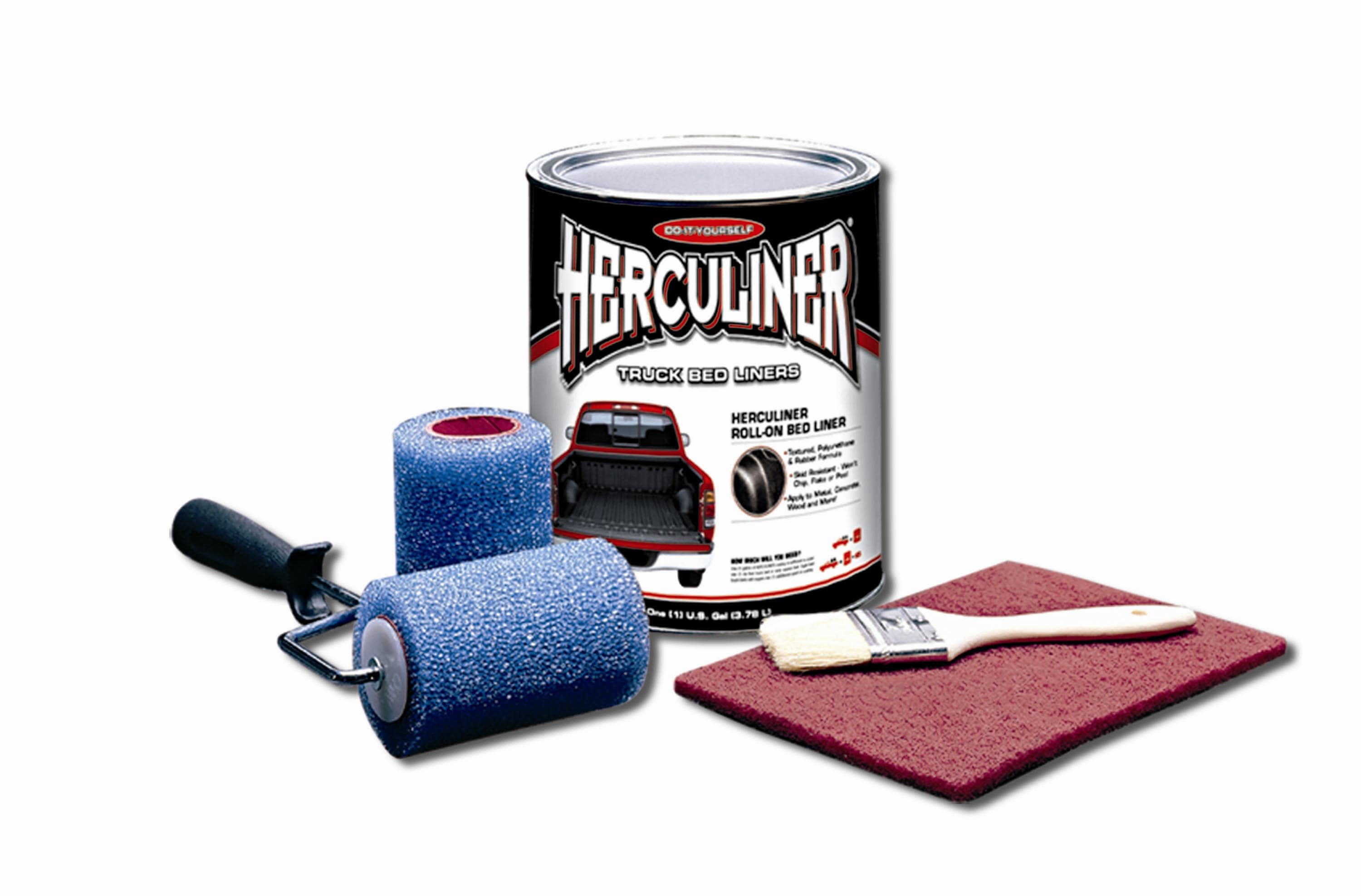  Herculiner Bed Liner & Plastic Trim Restorer, 16 oz., Clear :  Automotive