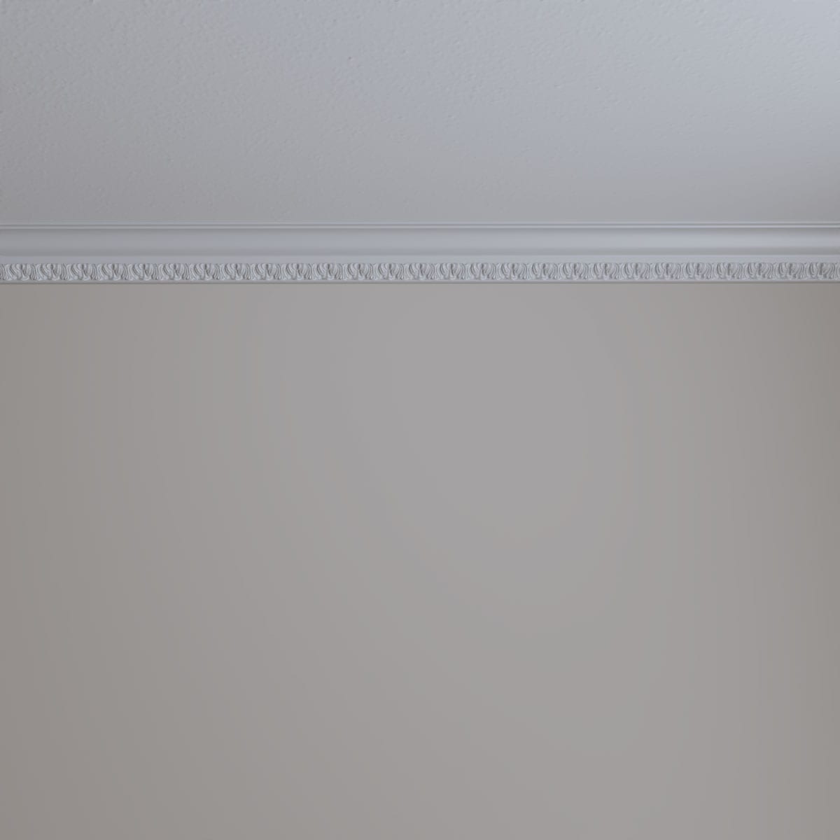 94.5" White Primed Polyurethane Crown Moulding