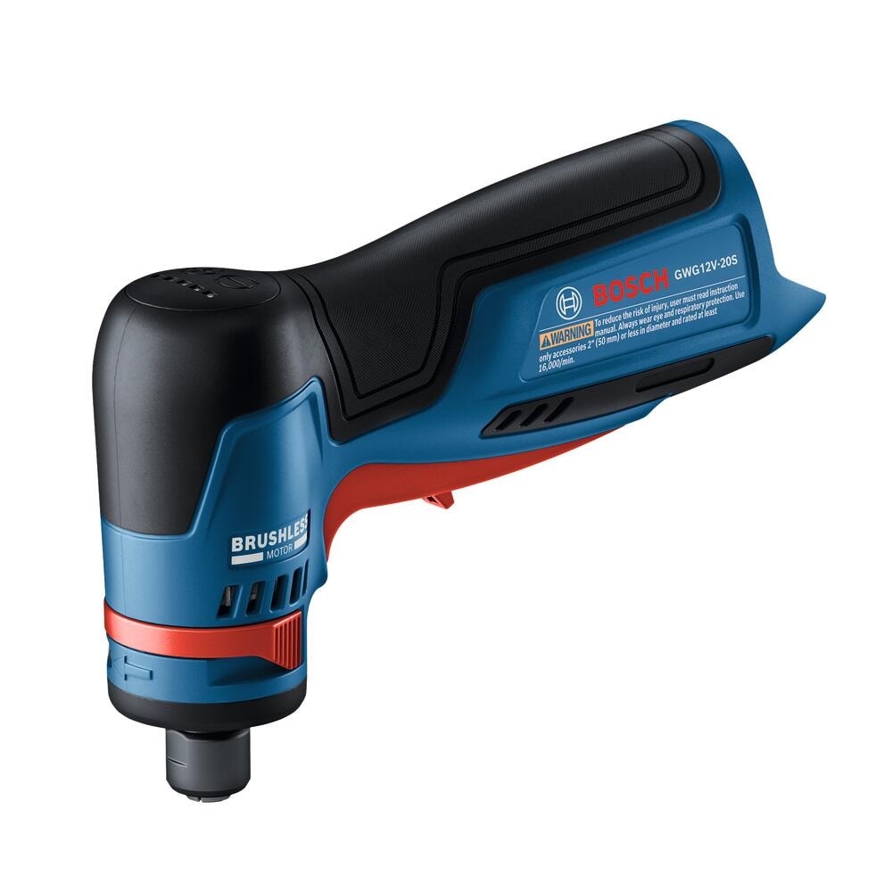 Bosch 2 in 12 volt 3 Amps Trigger Switch Brushless Cordless Die Grinder Charger Not Included GWG12V 20SN at Lowes