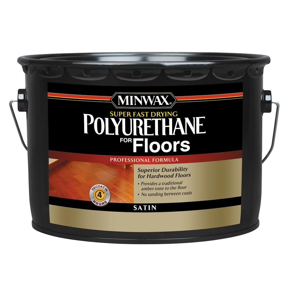 Minwax Clear Satin Oil-Based Polyurethane (2.5-Gallon) in the Sealers ...