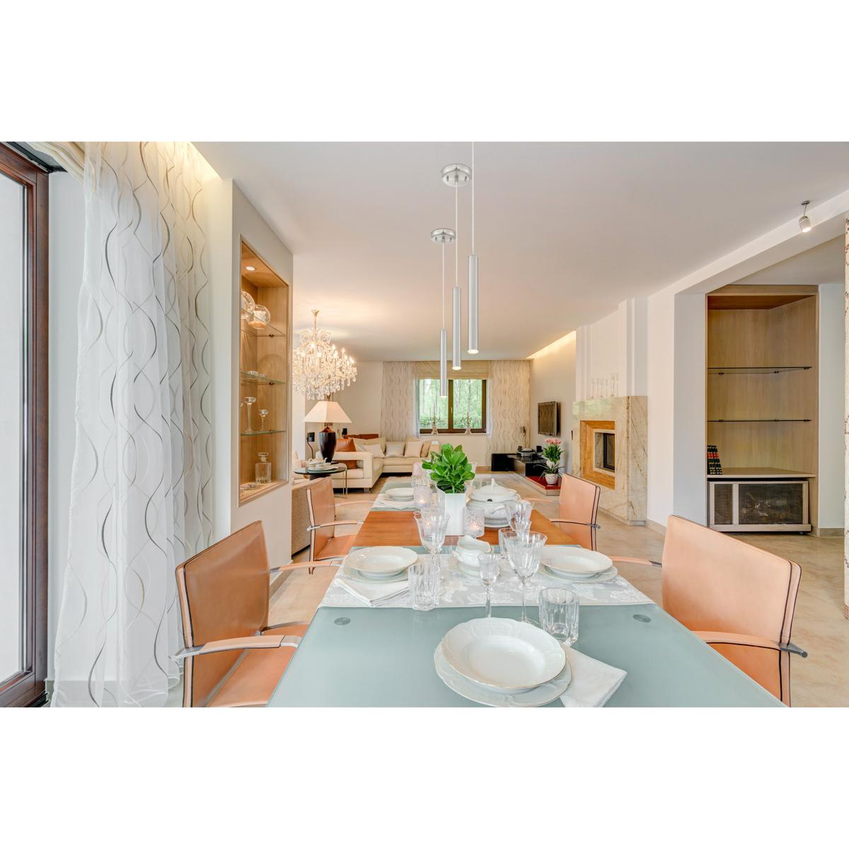 Z-Lite Forest 1 -Light Brushed Nickel Modern/contemporary Cylinder LED ...