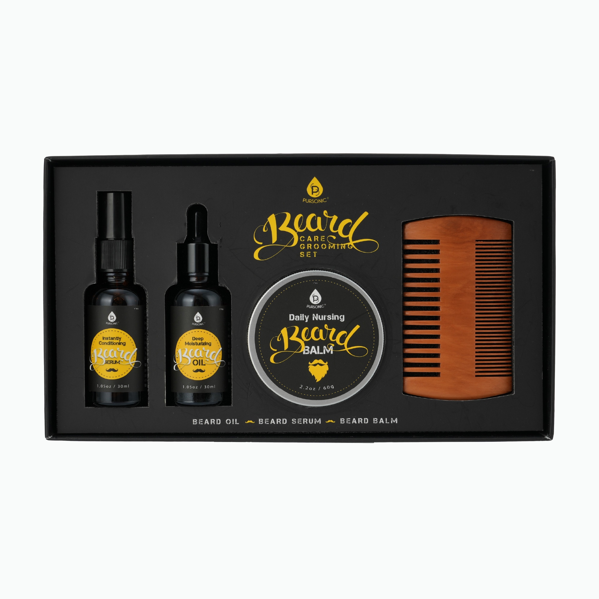 Pursonic BCGS5 Beard Care Grooming Kit