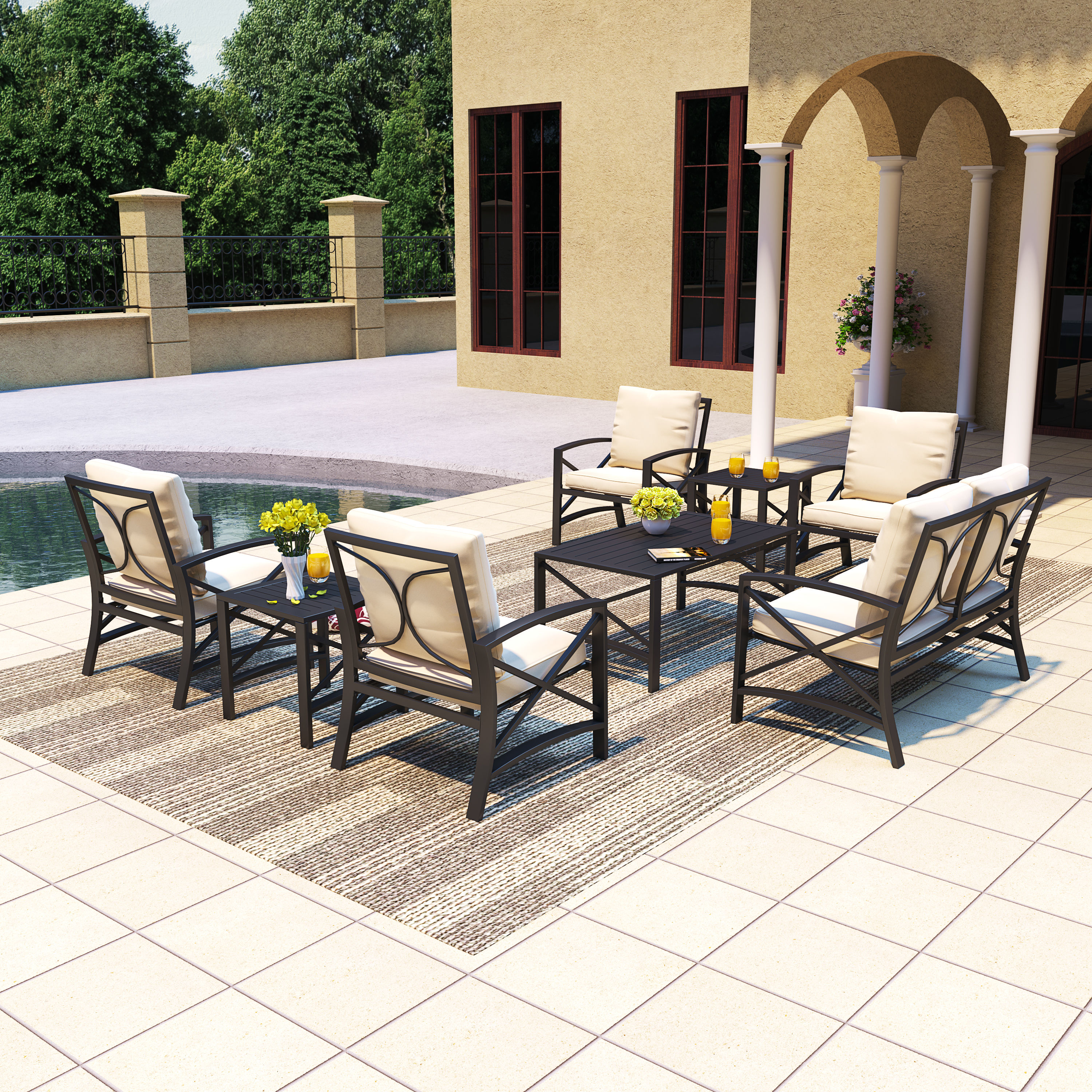Top Home Space TP000-030-030-19-K Patio-Conversation-Sets - View #3