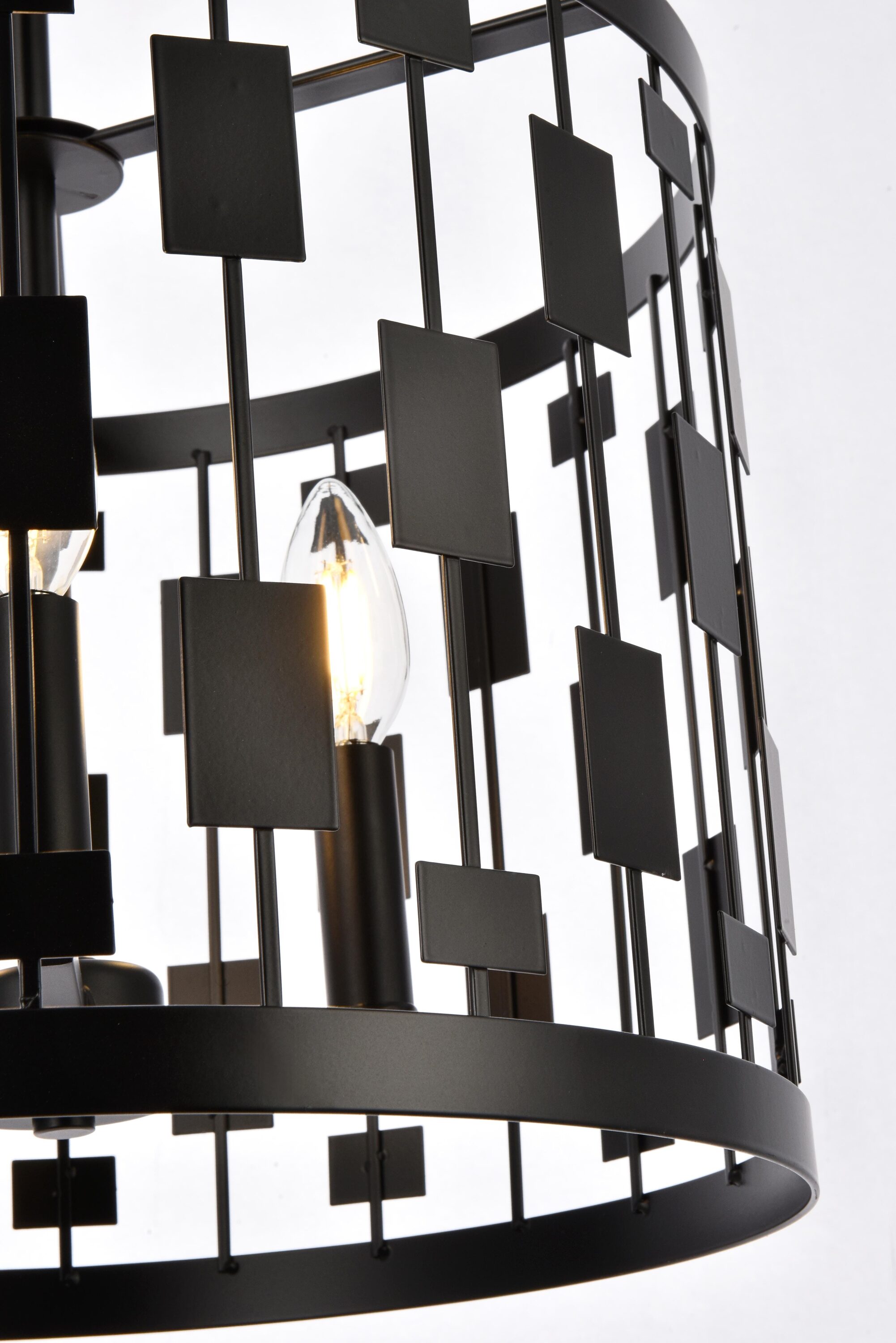 Levante Black 3-Light Contemporary Pendant