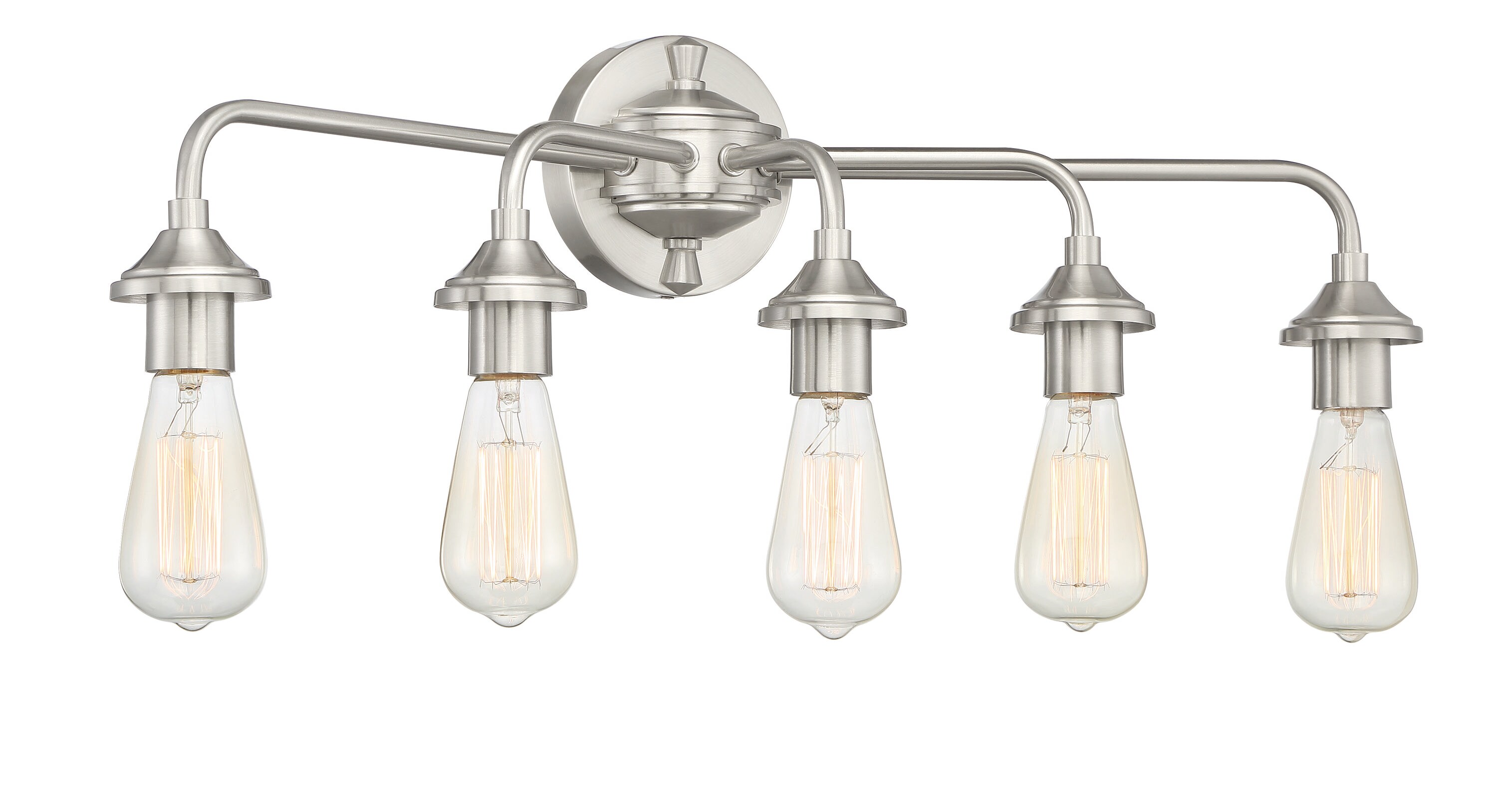 Craftmade 53005-BNK Bridgestone 28.75-in 5 -Light Brushed Nickel Transitional Vanity light
